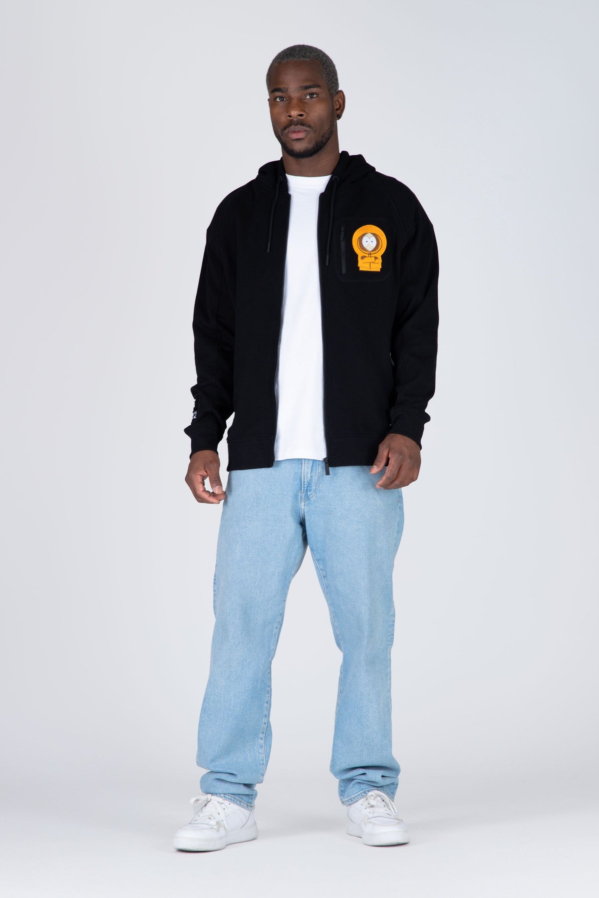Poleron Zip Kenny Mistery Negro Zoo York