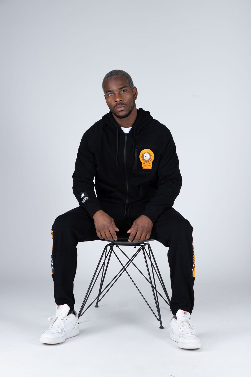 Poleron Zip Kenny Mistery Negro Zoo York