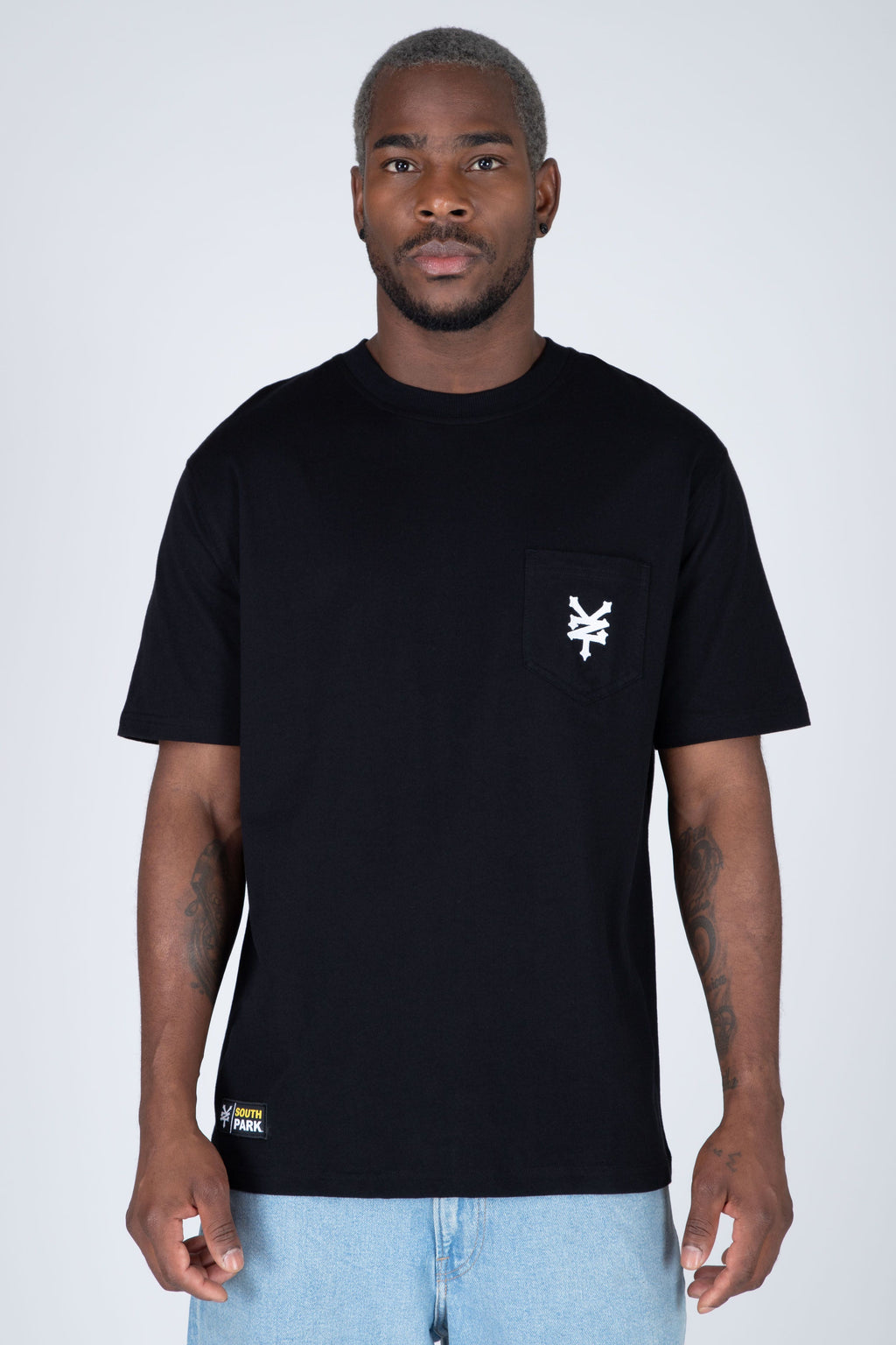 Polera Manga Corta Kenny South Park Courage Cap Negro Zoo York