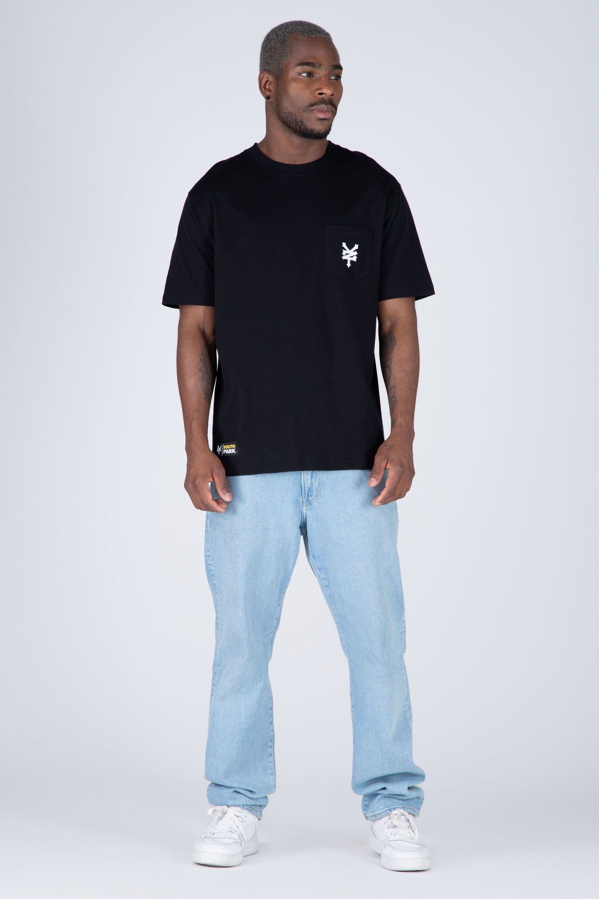 Polera Manga Corta Kenny South Park Courage Cap Negro Zoo York