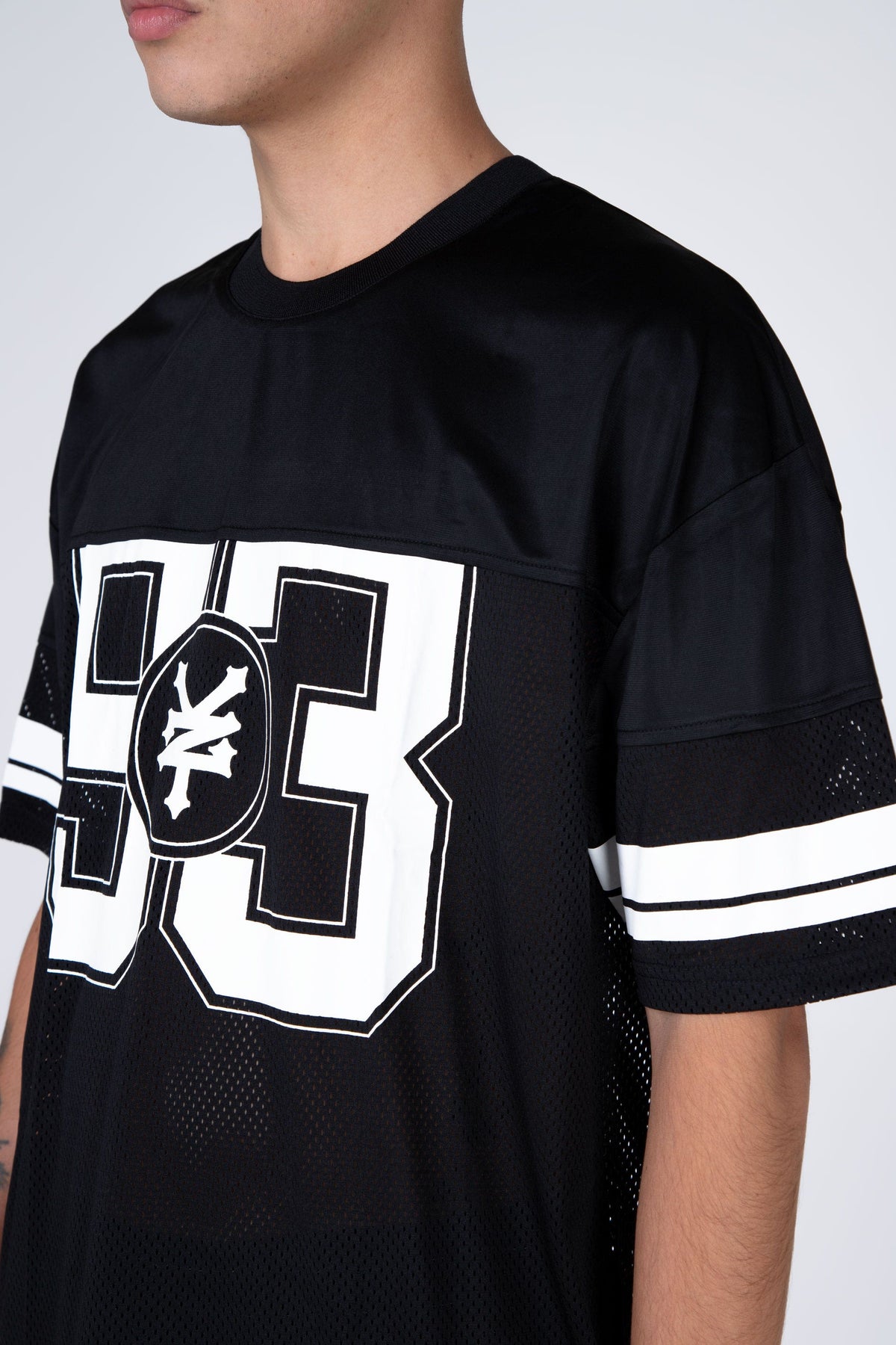 Polera M/C Mesh 93 Negro Zoo York