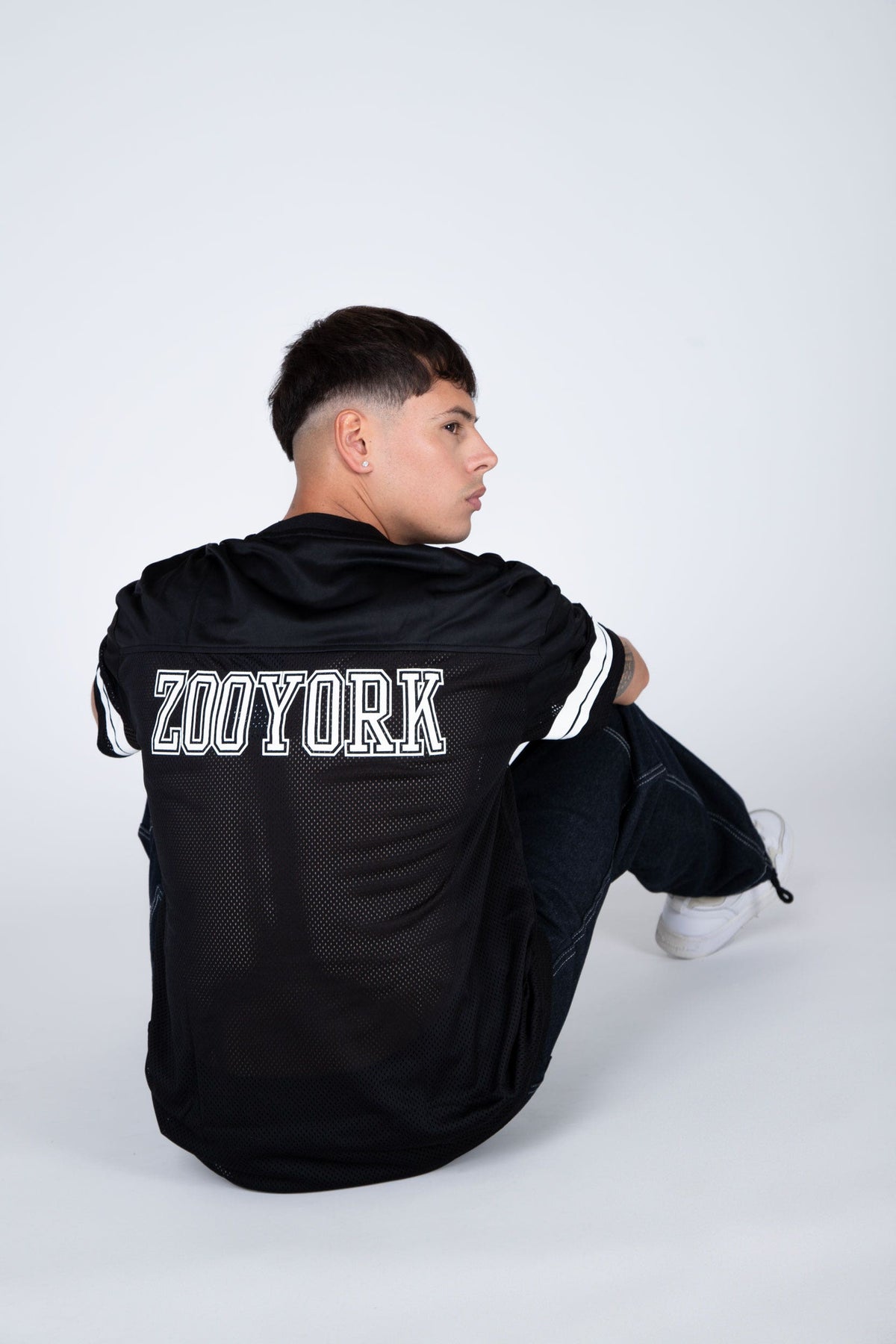 Polera M/C Mesh 93 Negro Zoo York