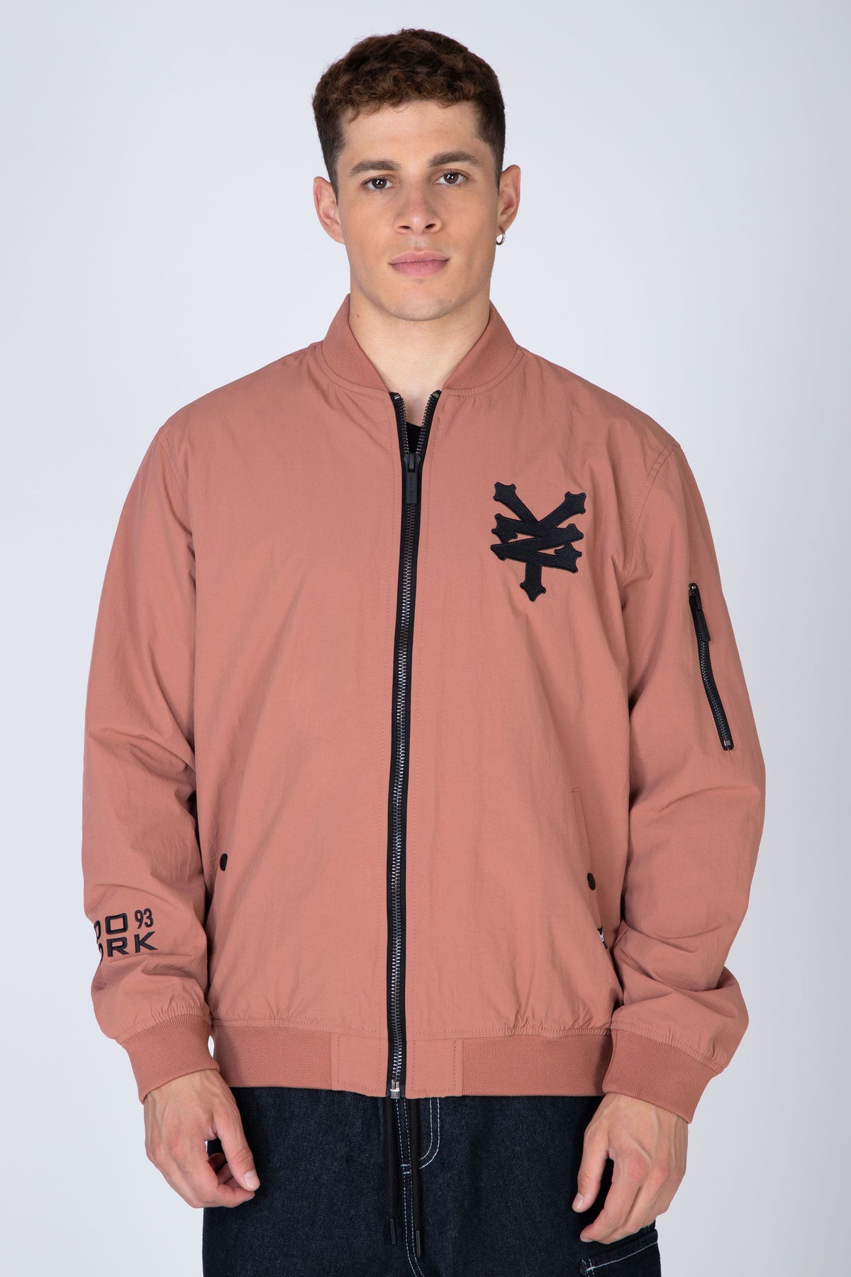 Chaqueta Bomber Strategy Rosado Zoo York