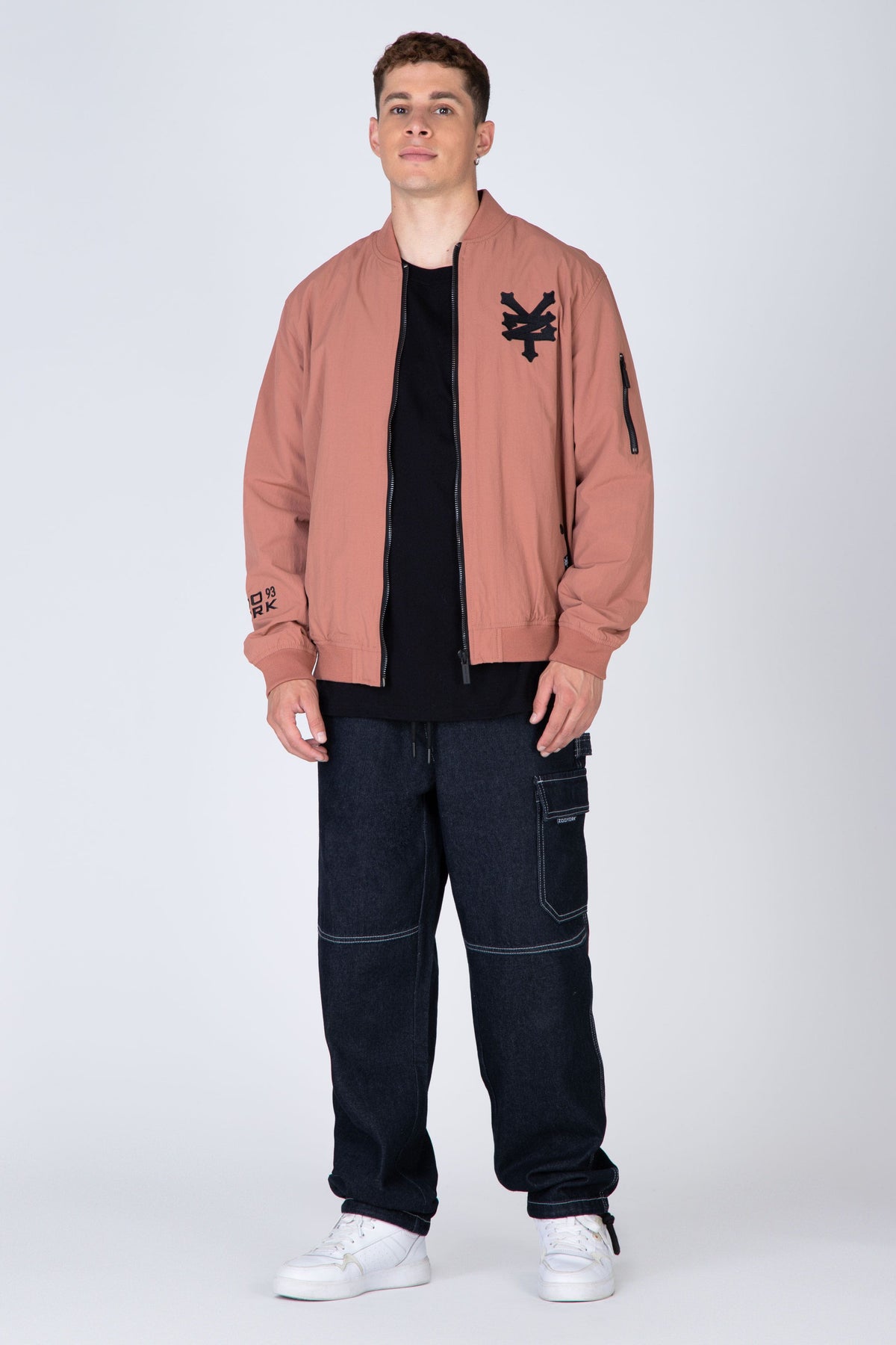 Chaqueta Bomber Strategy Rosado Zoo York