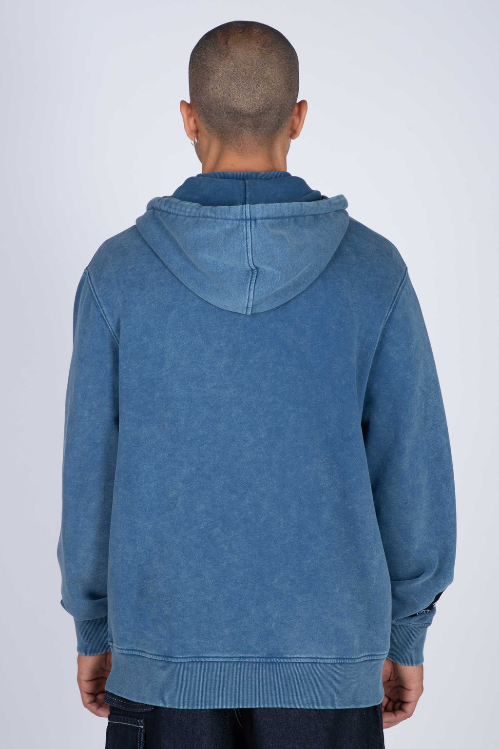 Poleron Zip Original Outline Azul Zoo York