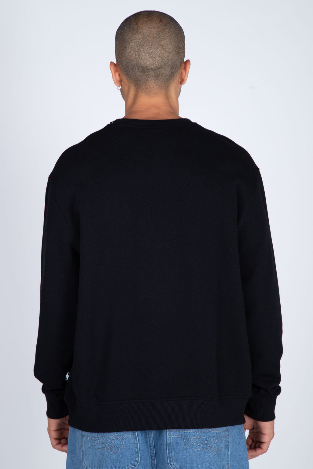 Poleron Crew Neck Original Outline Negro Zoo York