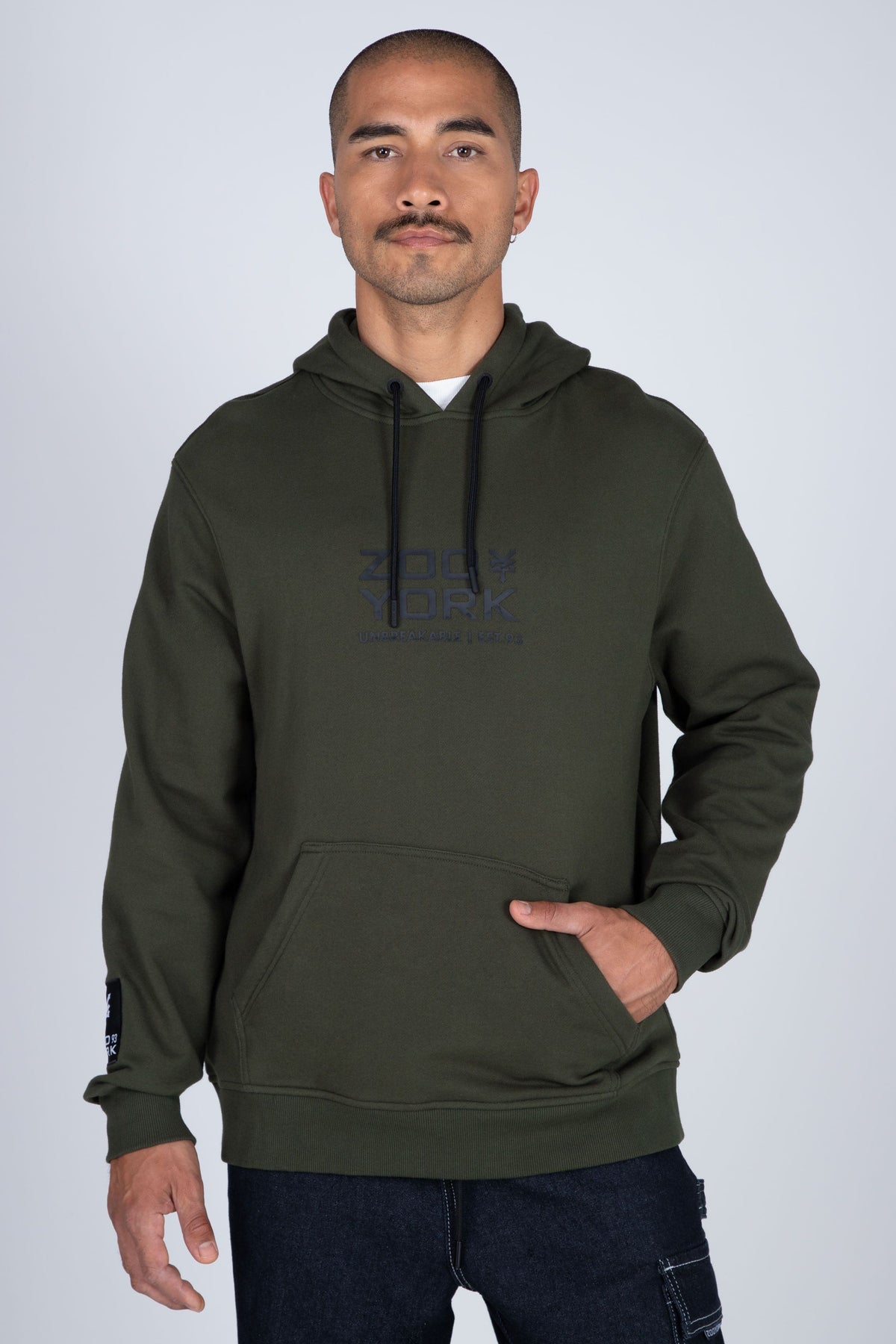 Poleron Hood Sublime Verde Zoo York
