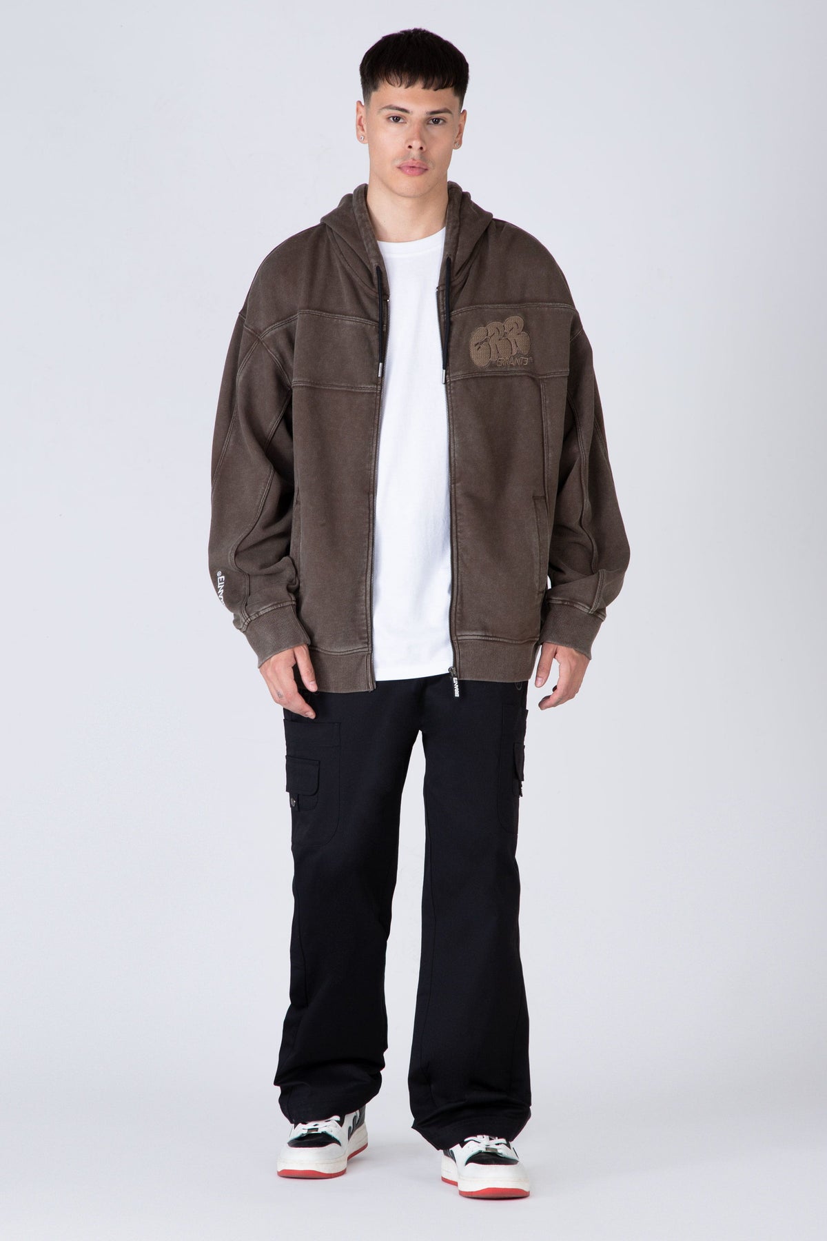 Poleron Zip Choise Café ERRANTE
