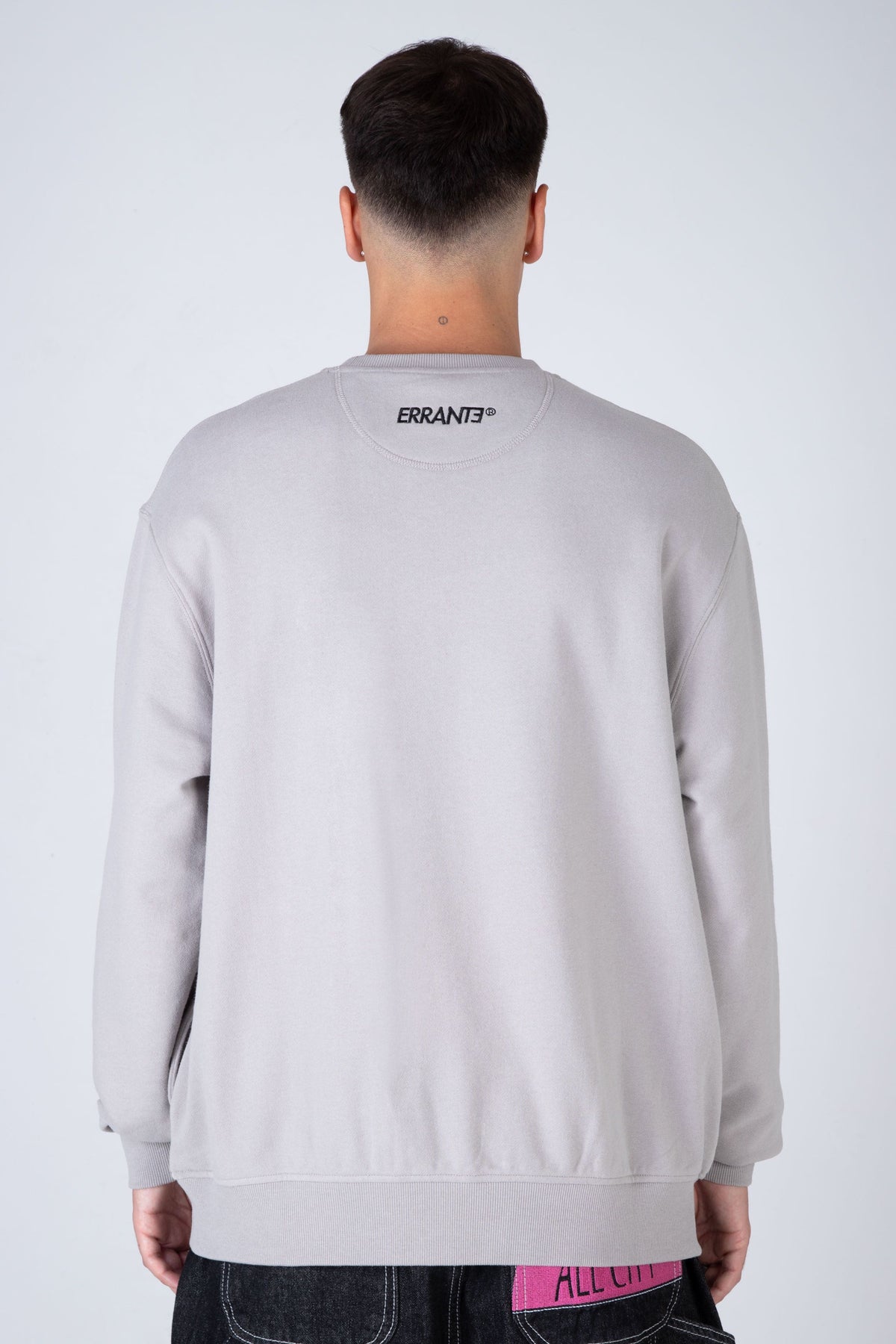 Poleron Crew Neck Gant Gris ERRANTE