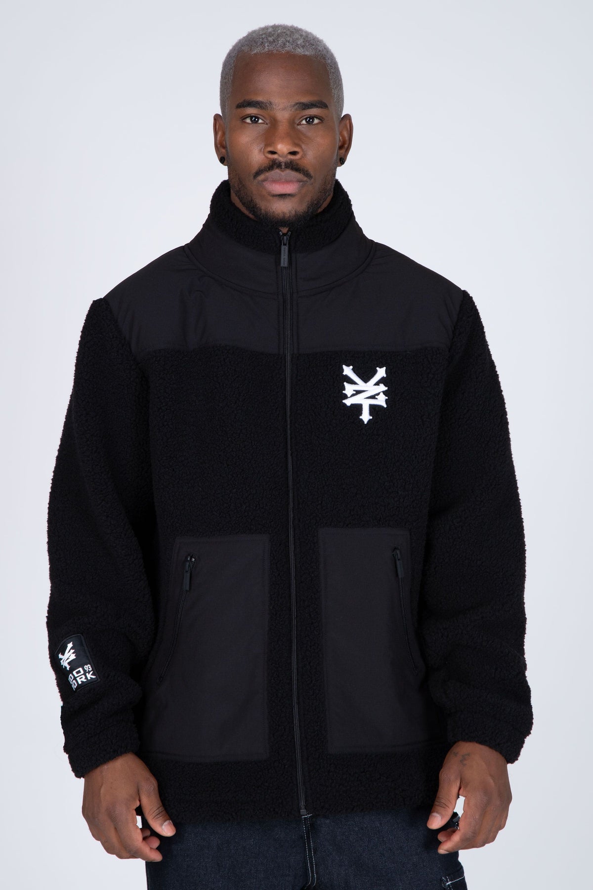 Chaqueta Polar Sherpa Cracker Negro Zoo York