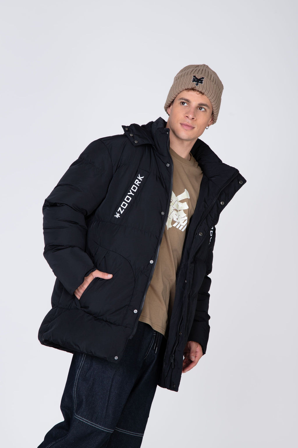 Parka Never Too Basic Negro Zoo York