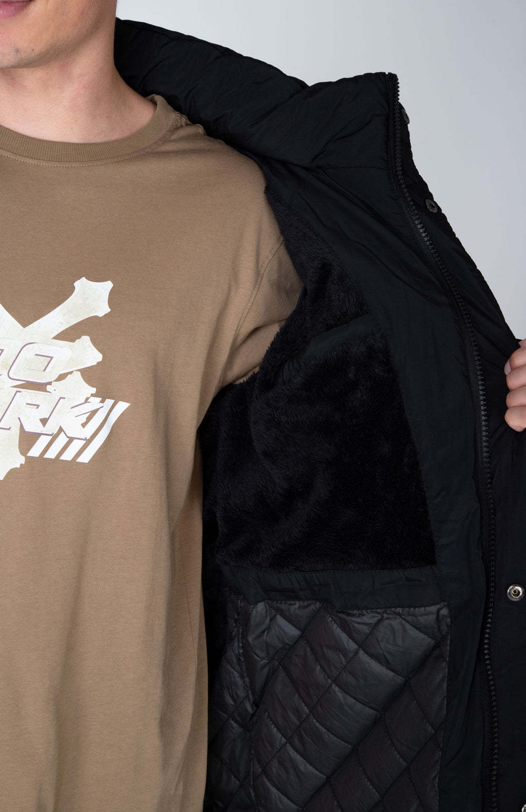 Parka Never Too Basic Negro Zoo York