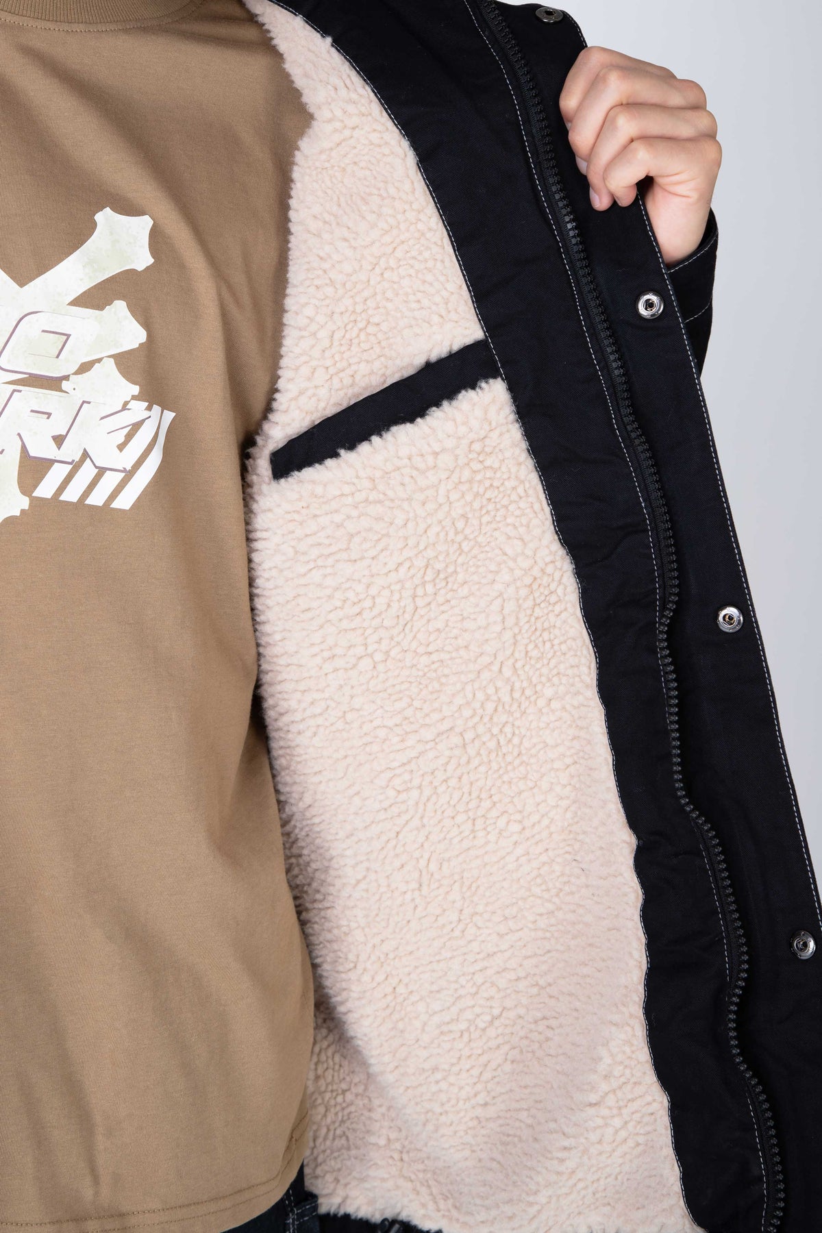 Chaqueta Street Negro Zoo York