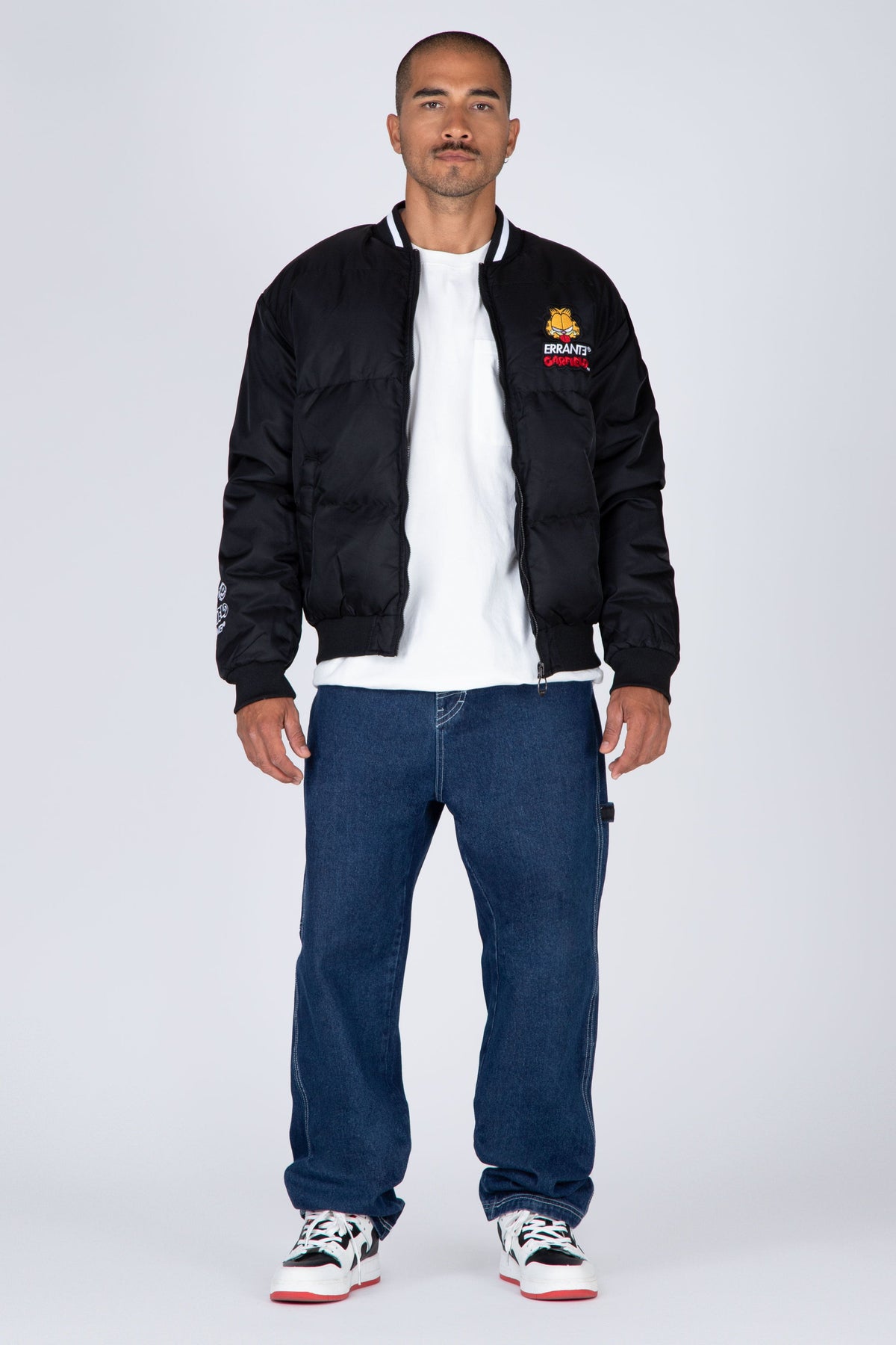 Parka Bomber Garfield Sarcastic Negro ERRANTE