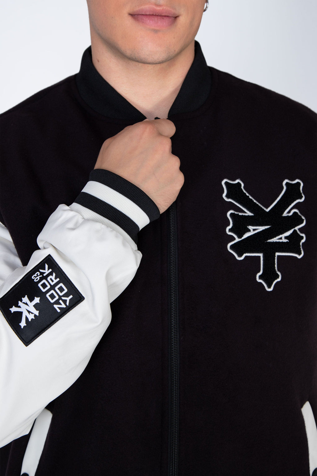 Chaqueta Bomber Street Dog Negro Zoo York