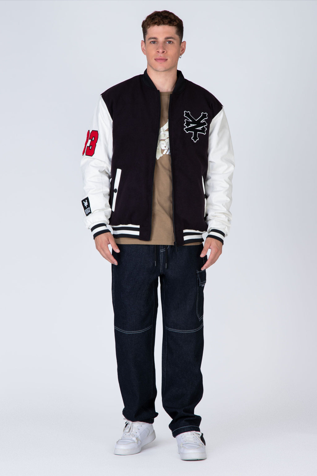 Chaqueta Bomber Street Dog Negro Zoo York