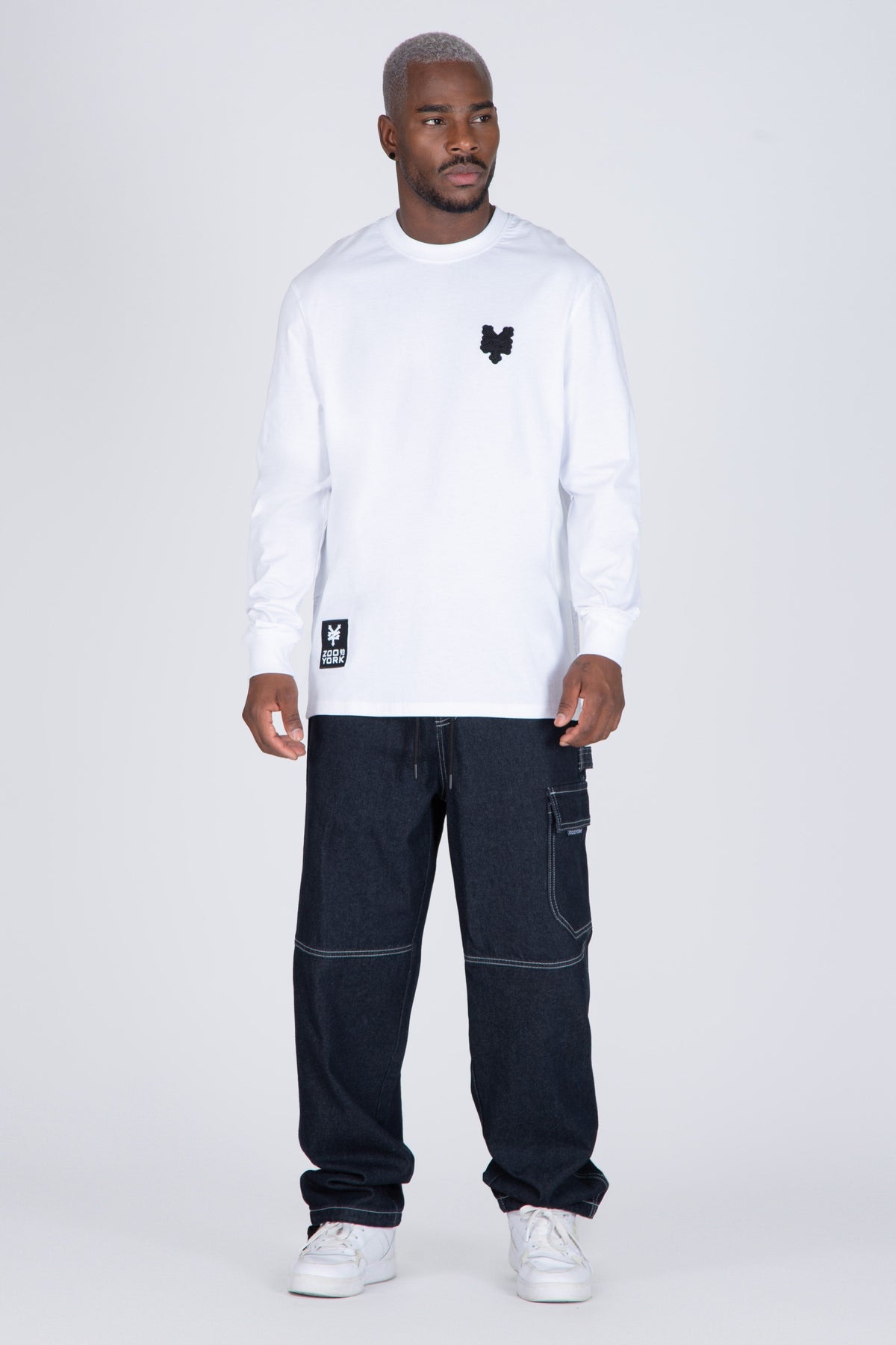 Polera M/L Subway Blanco Zoo York