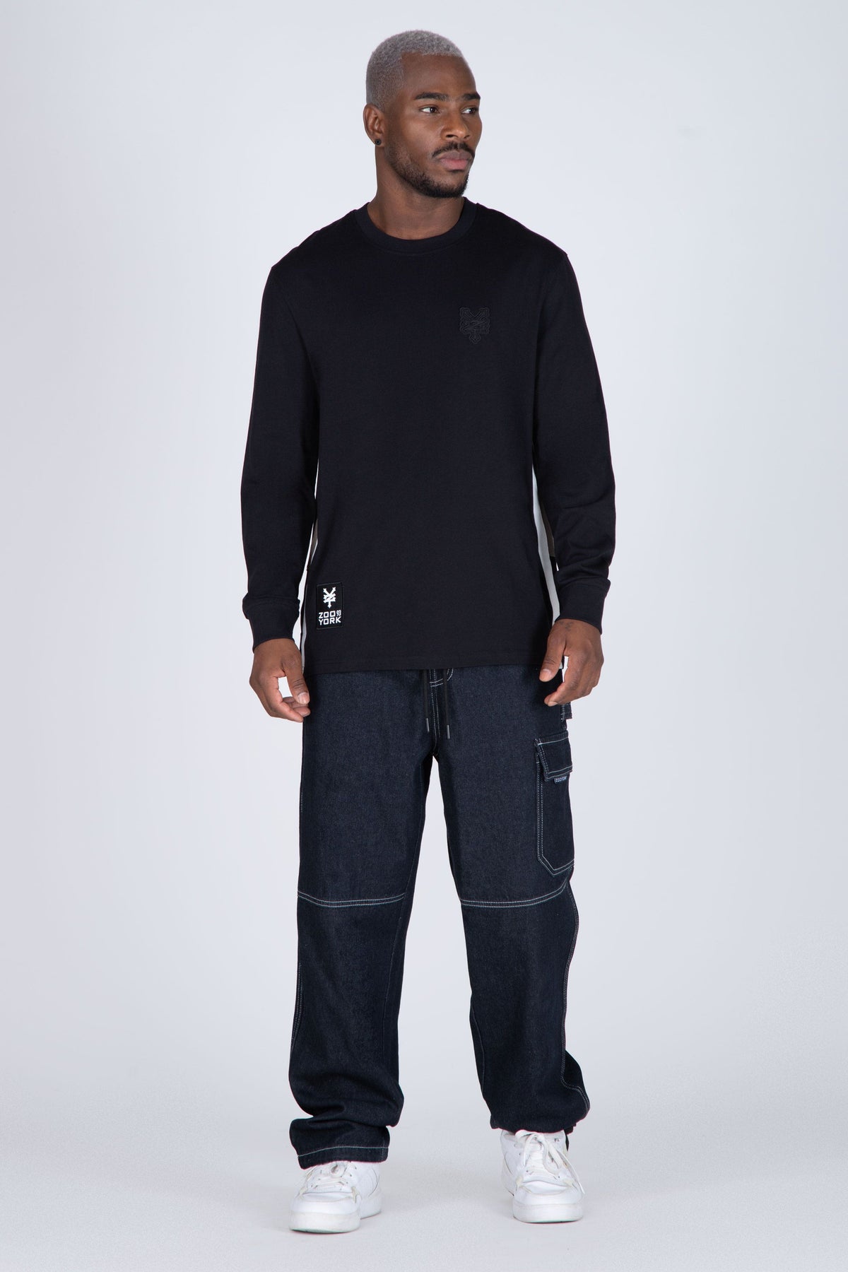 Polera M/L Subway Negro Zoo York
