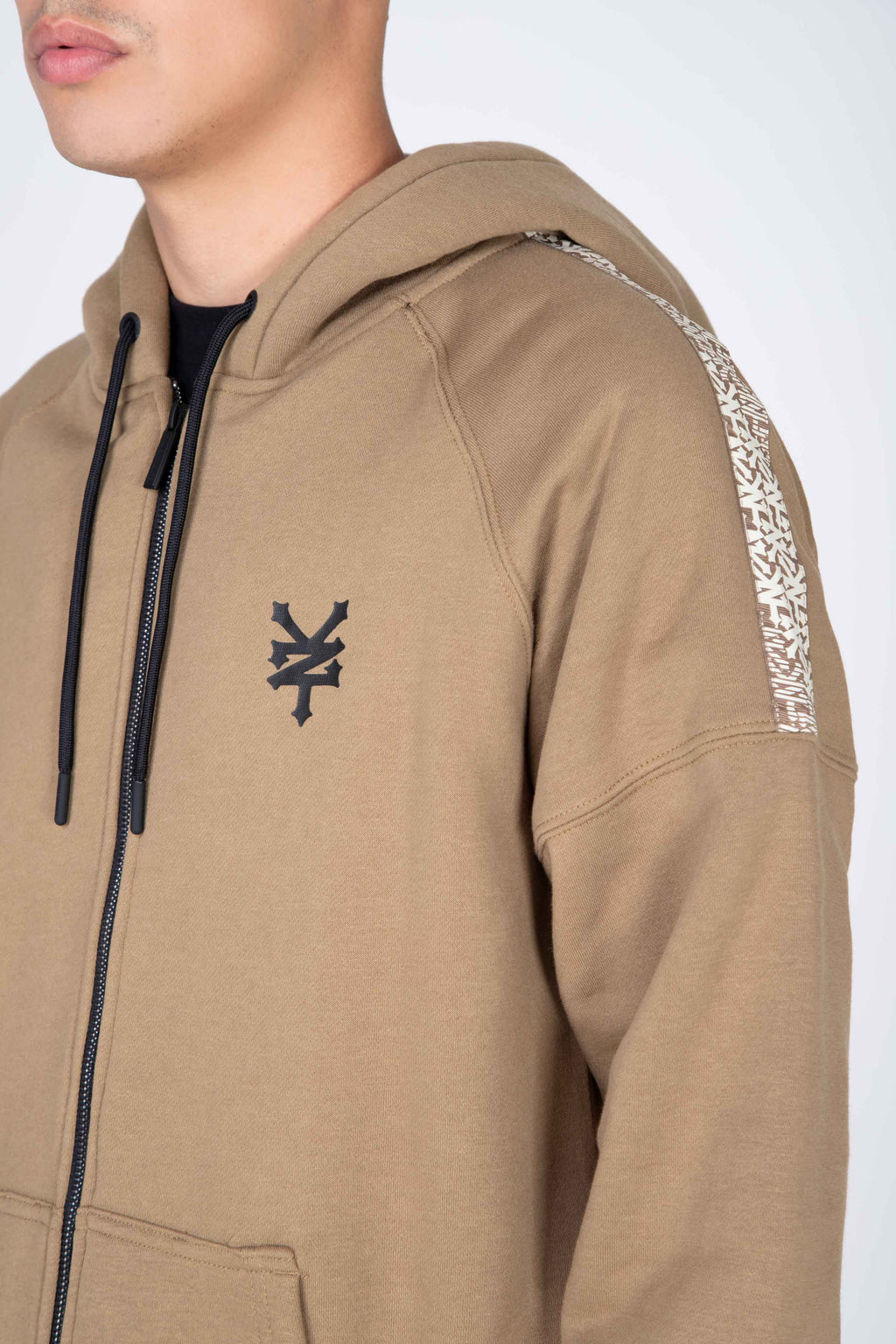 Poleron Zip Mindful Beige Zoo York