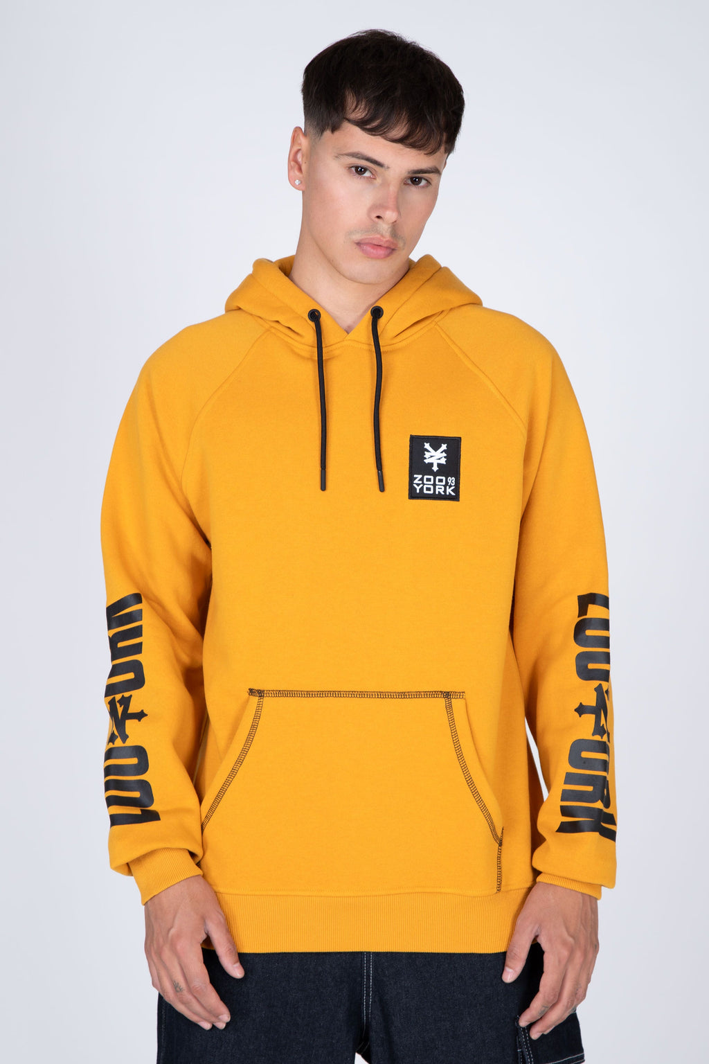 Poleron Hood Insider Mostaza Zoo York
