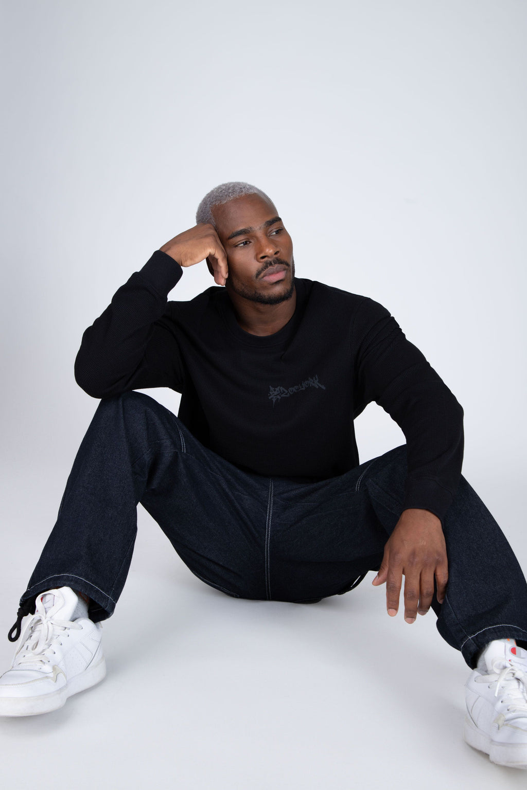 Polera M/L Waffle Negro Zoo York