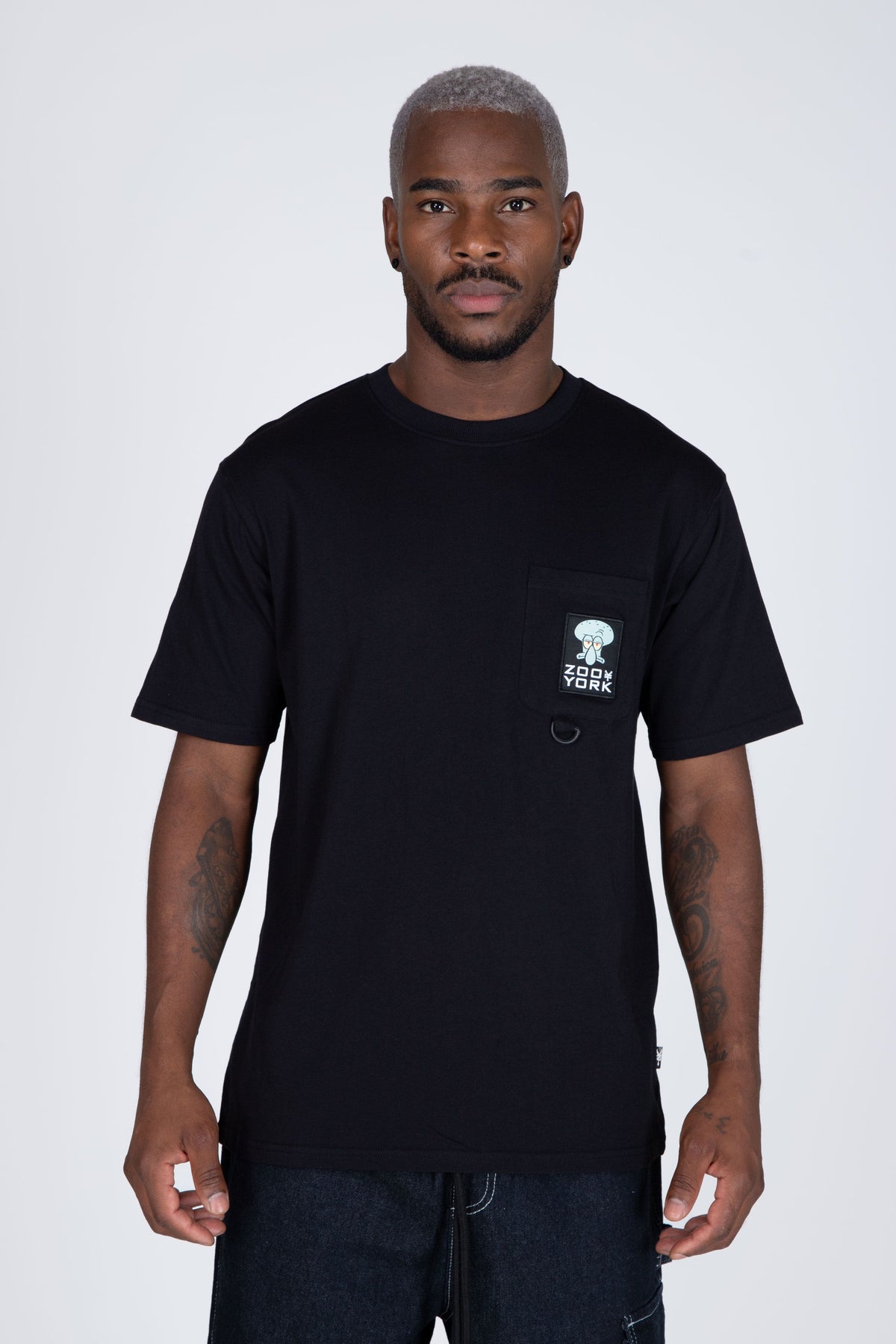 Polera M/C Calamardo Having Fun Negro Zoo York