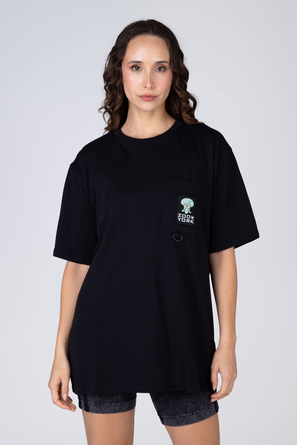 Polera M/C Calamardo Having Fun Negro Zoo York