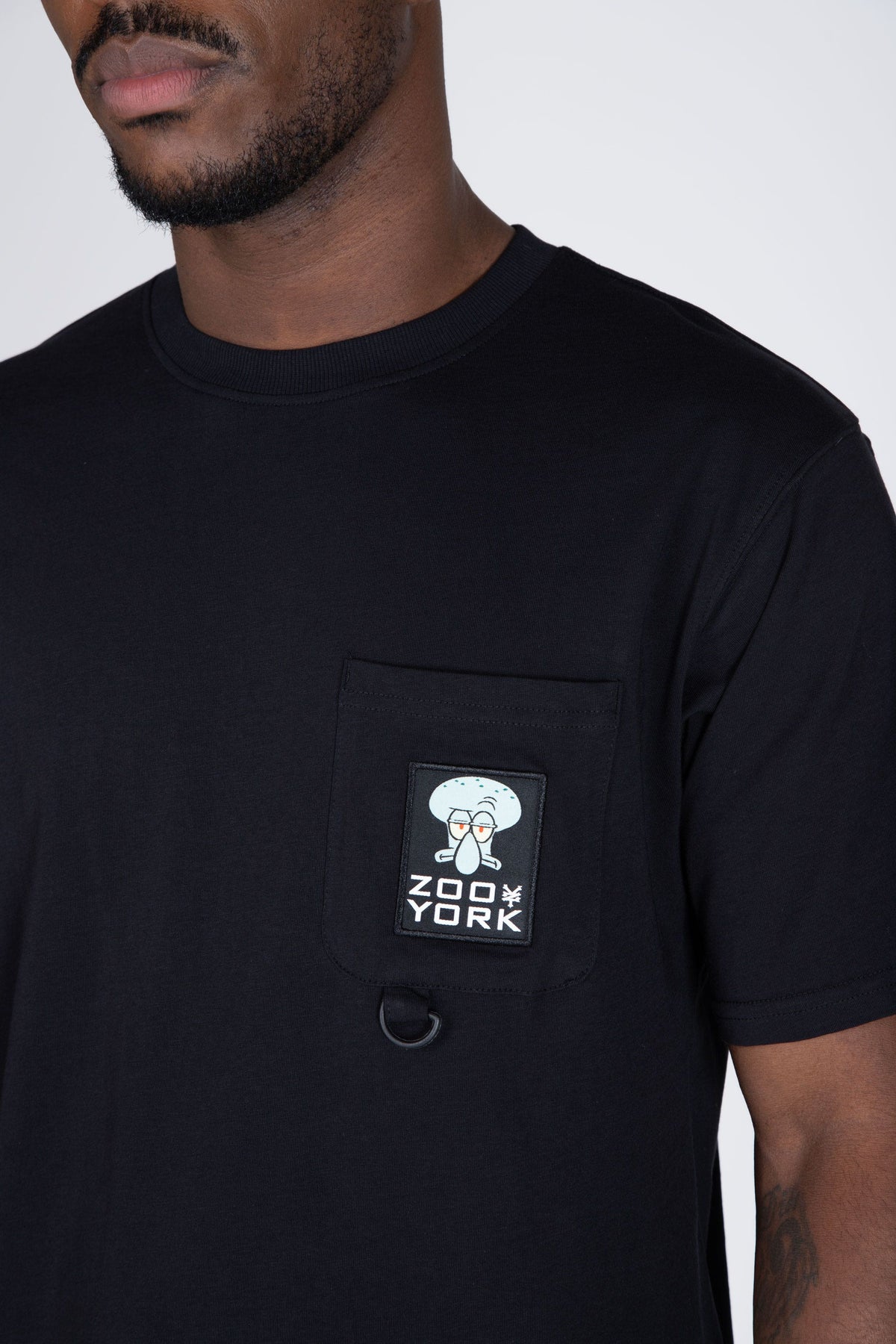Polera M/C Calamardo Having Fun Negro Zoo York