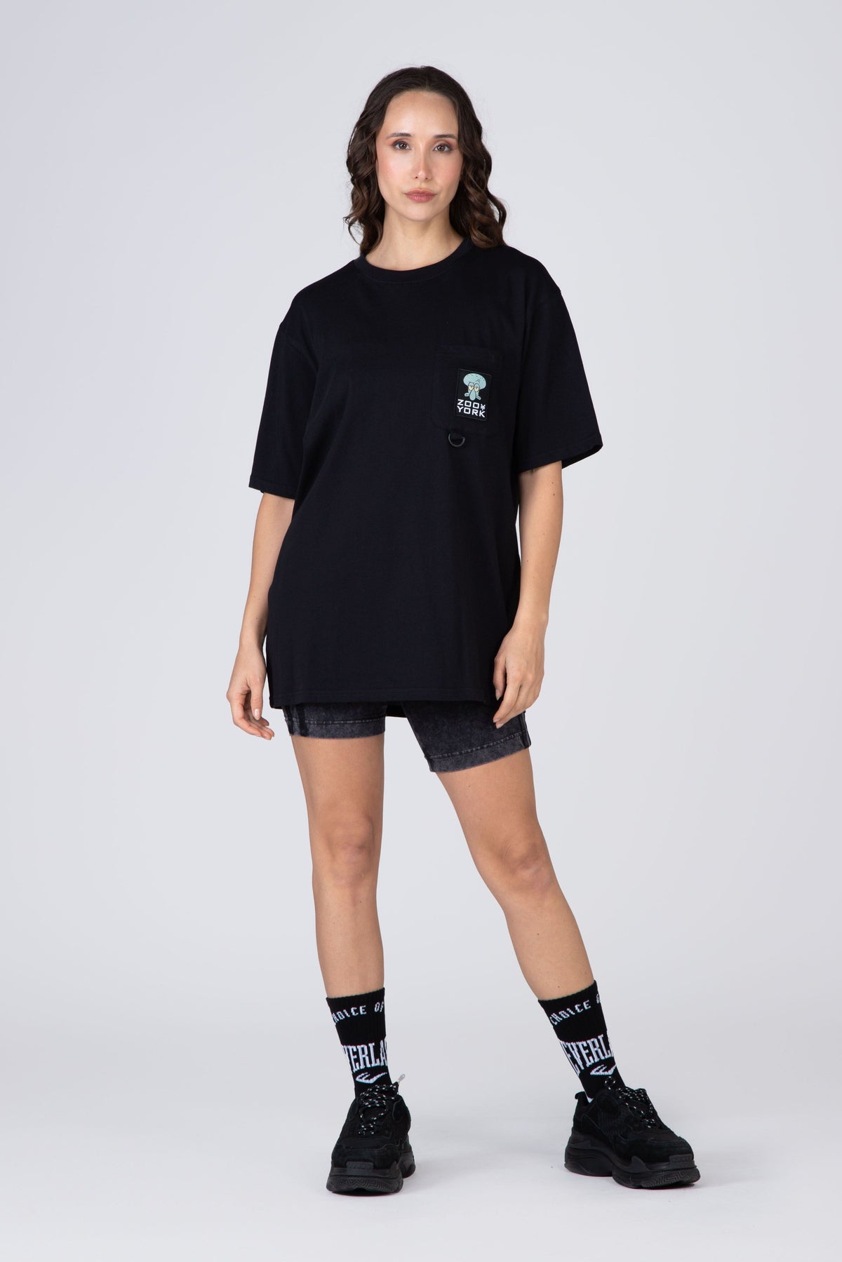 Polera M/C Calamardo Having Fun Negro Zoo York