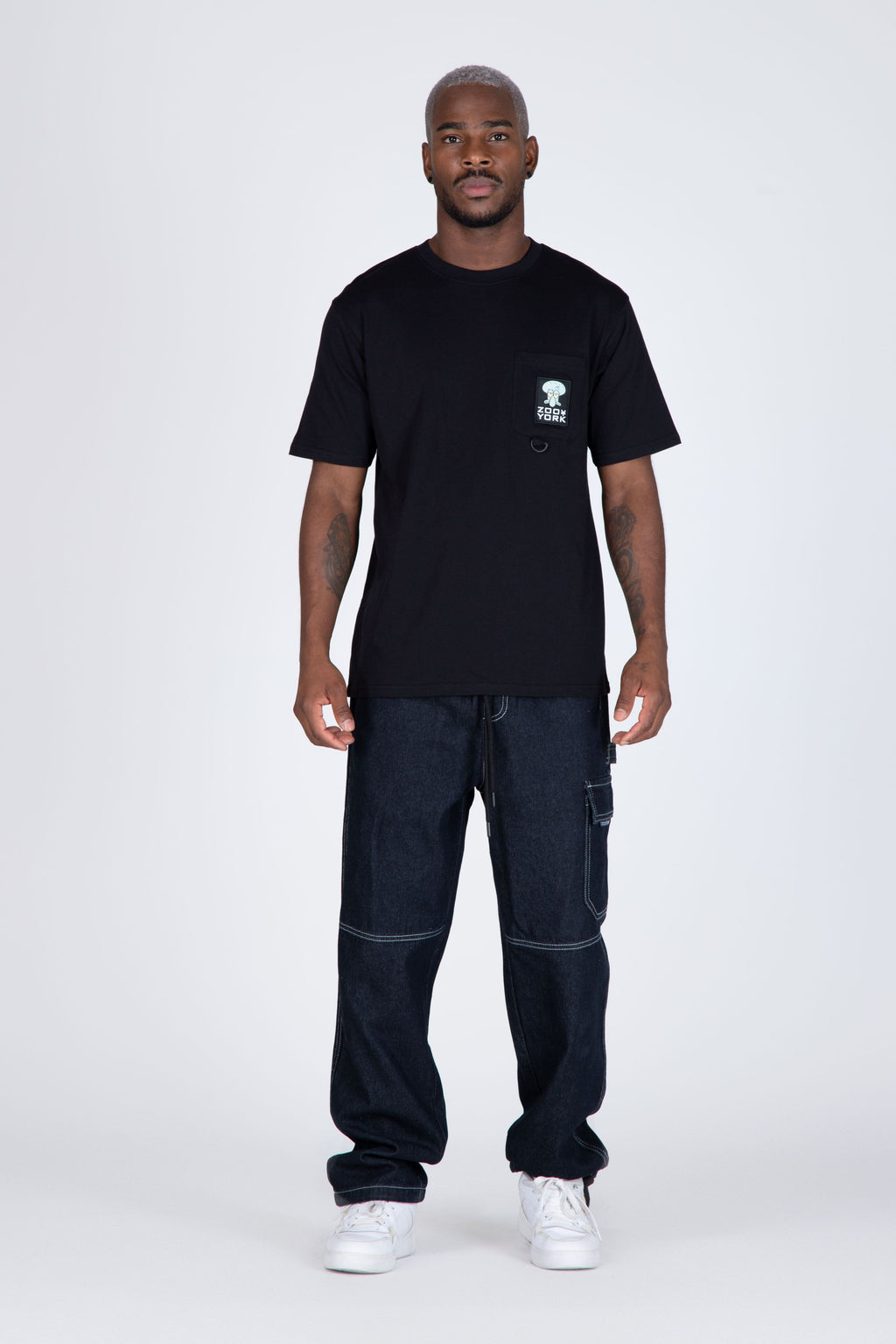 Polera M/C Calamardo Having Fun Negro Zoo York