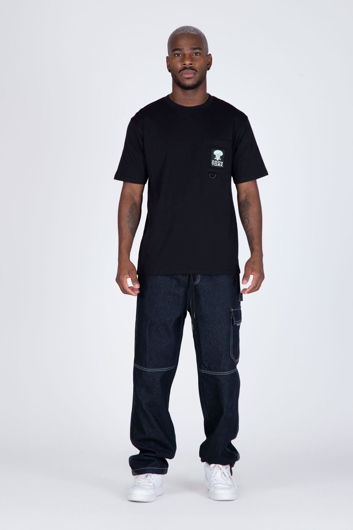 Polera M/C Calamardo Having Fun Negro Zoo York