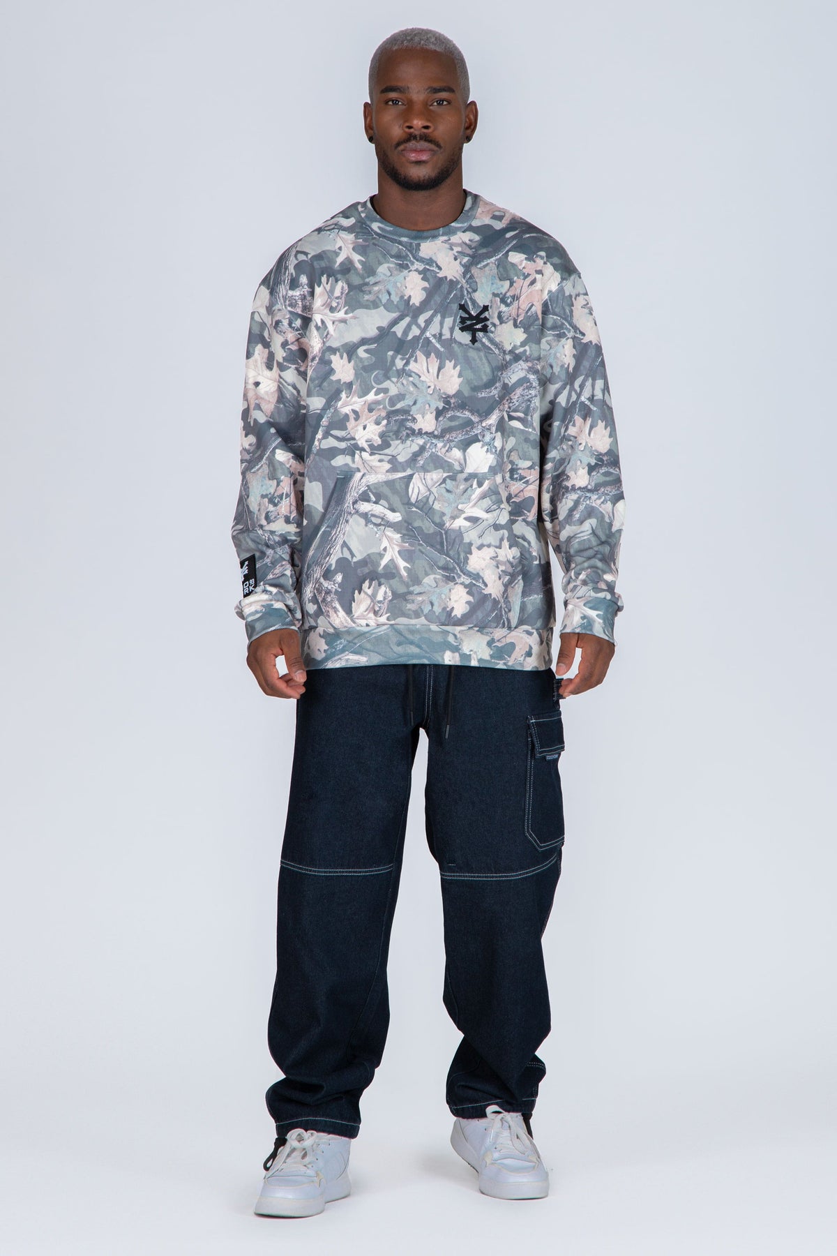 Poleron Crew Neck Safari Café Claro Zoo York