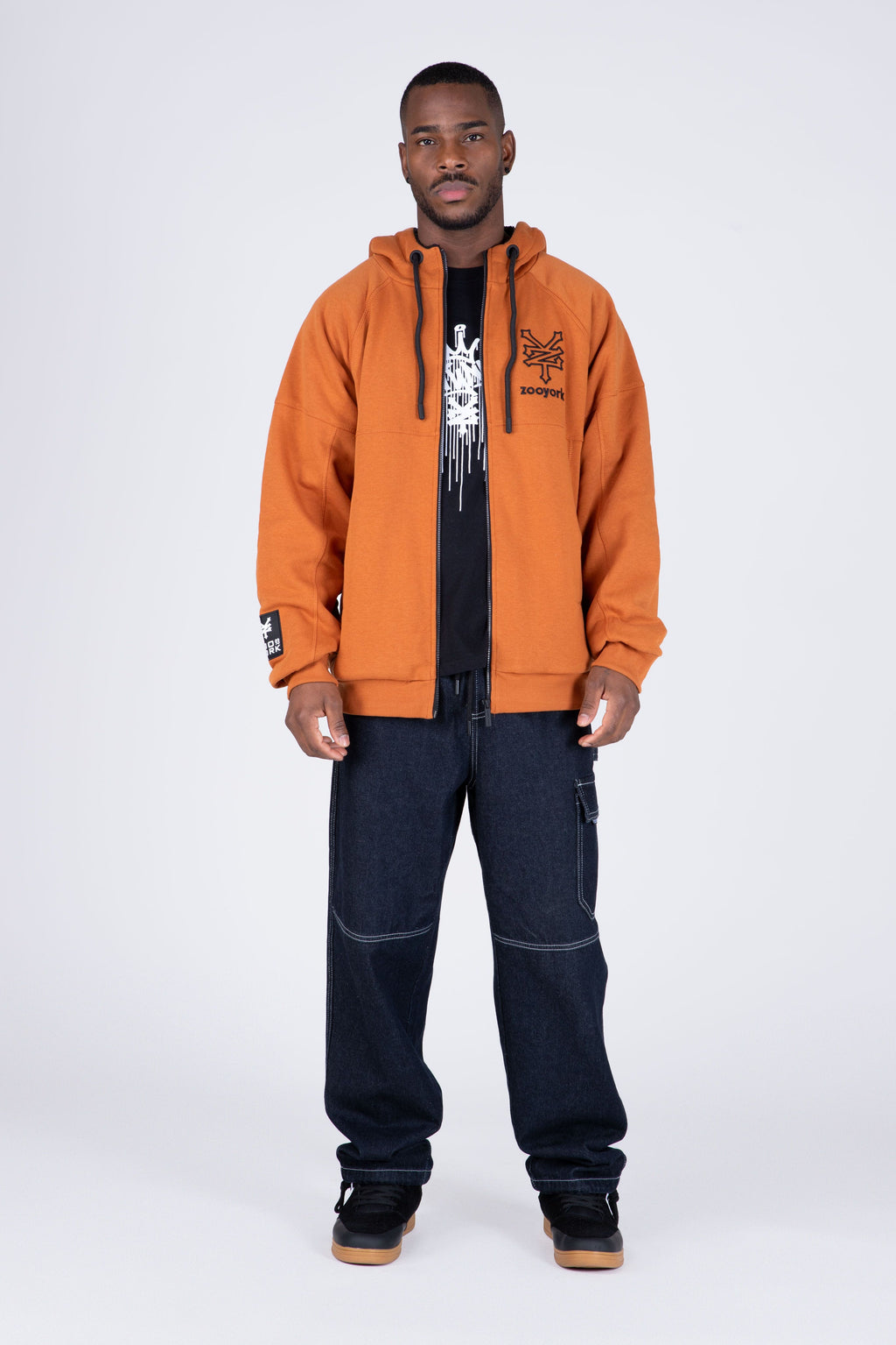 Poleron Chiporro Zip Always Beige Zoo York