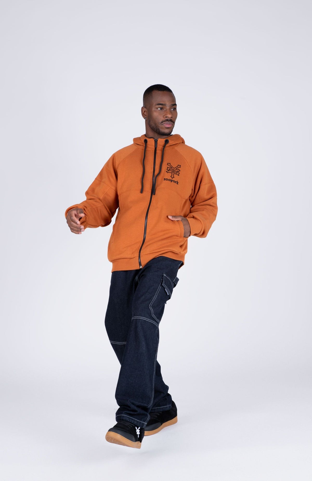 Poleron Chiporro Zip Always Beige Zoo York