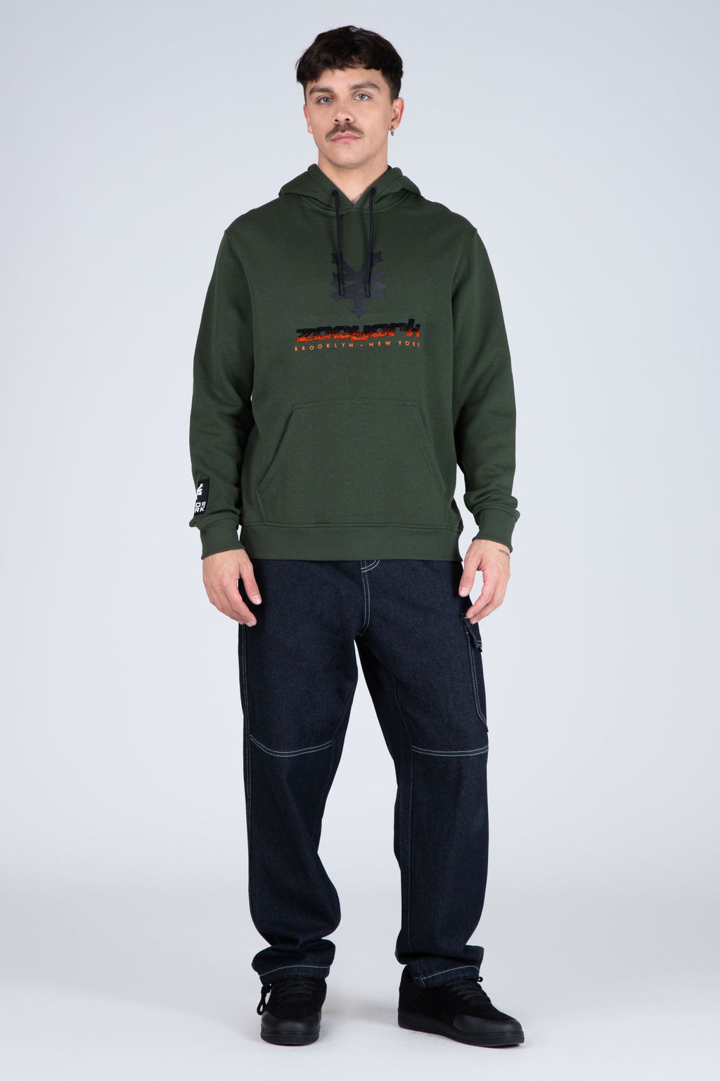 Poleron Hood Spark Verde Zoo York