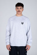 Poleron Crew Neck Original Scuba Gris Zoo York