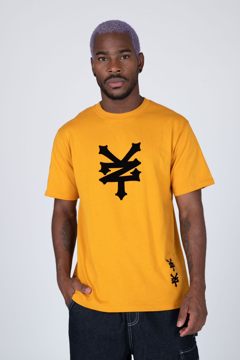 Polera M/C Multi Original Mostaza Zoo York