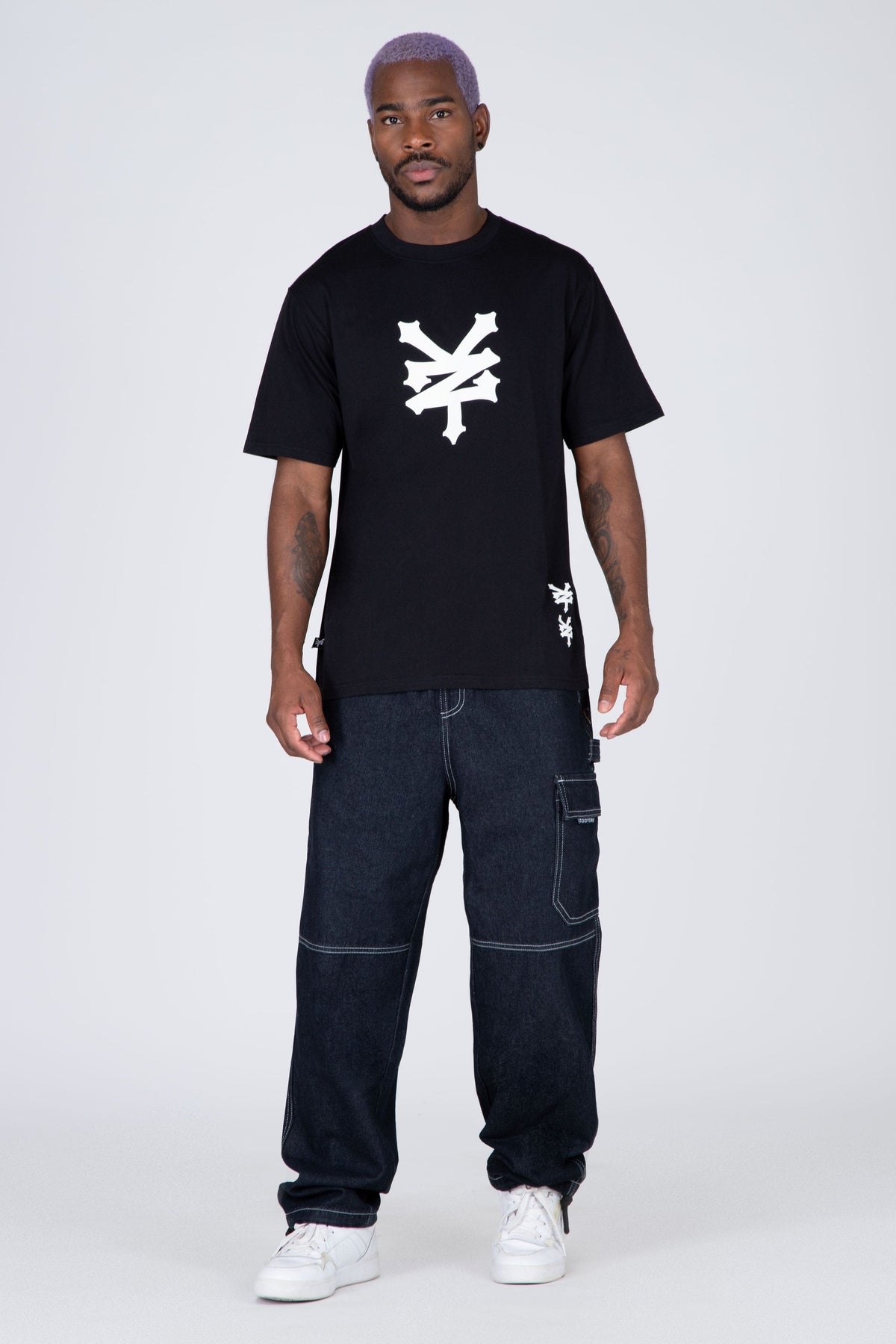 Polera M/C Multi Original Negro Zoo York