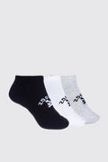 Calcetín Tripack Ankle Cutting Multicolor Zoo York