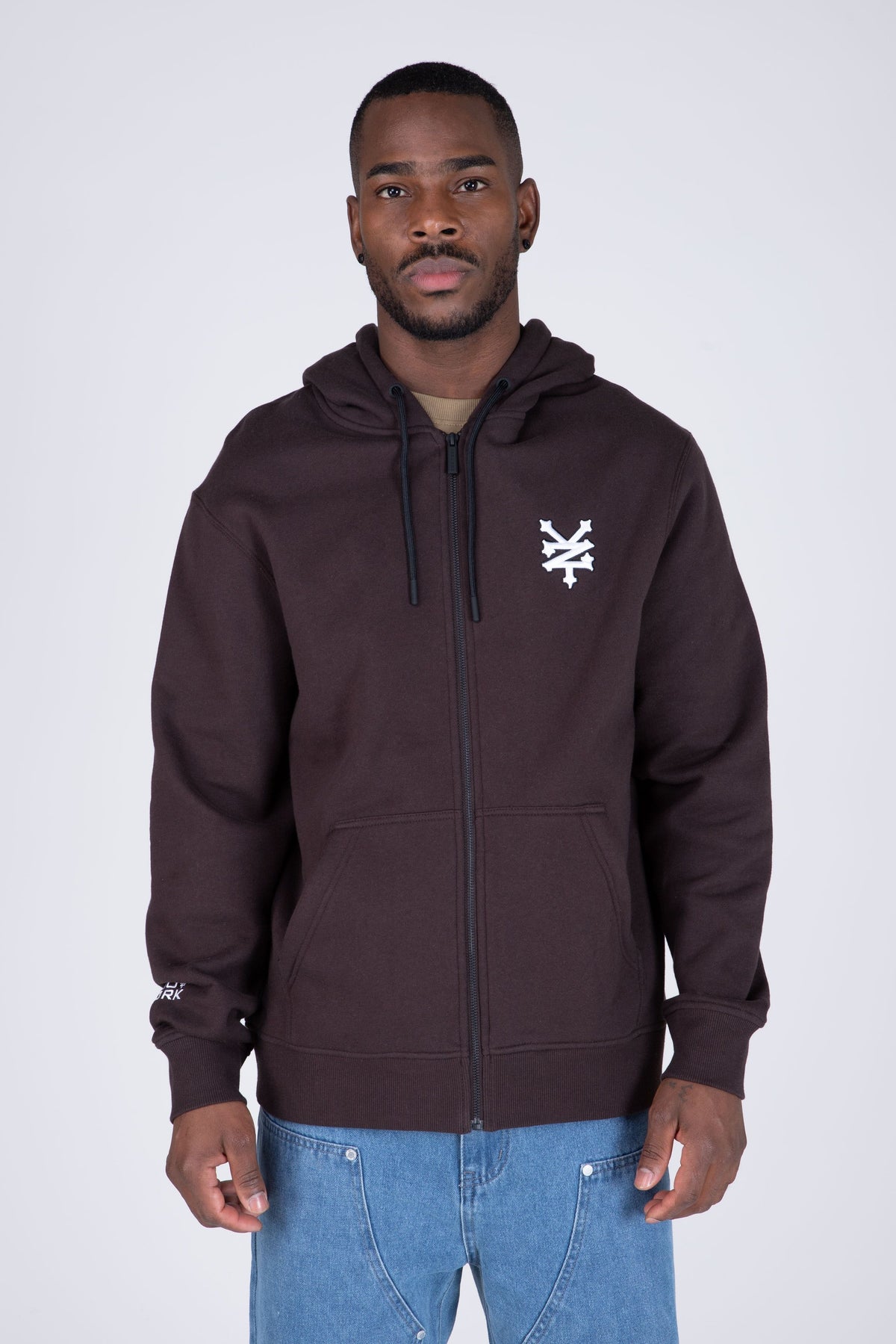 Poleron Zip Original Frank Café Zoo York