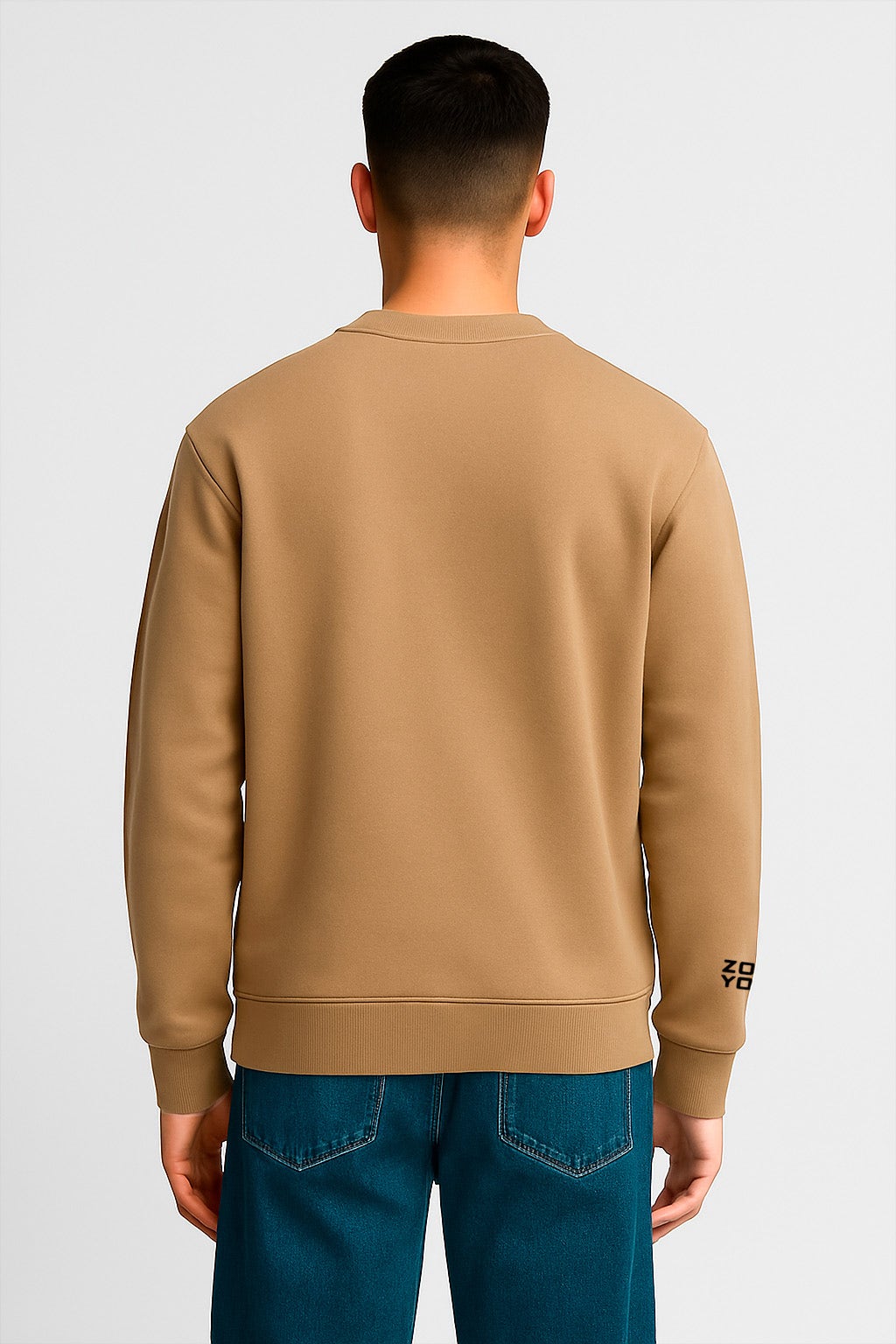 Poleron Crew Neck Original Frank Beige Zoo York