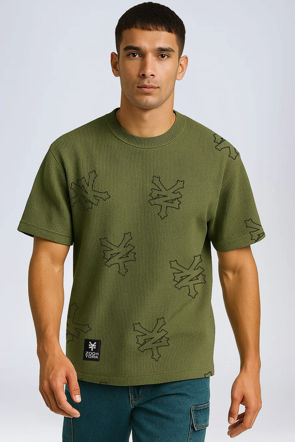 Polera M/C Original Edge Verde Zoo York