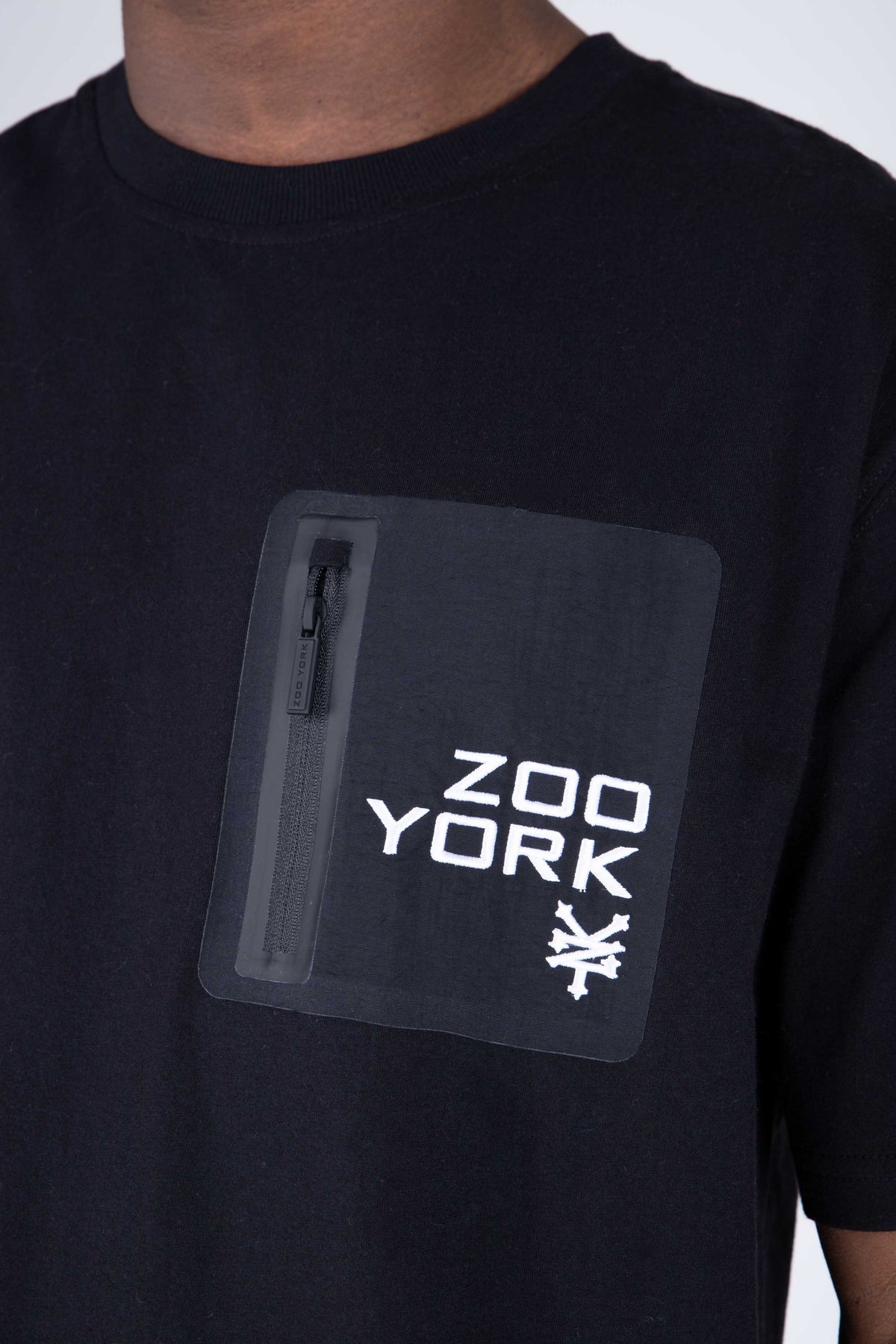 Polera Manga Corta Blow Up Negro Zoo York