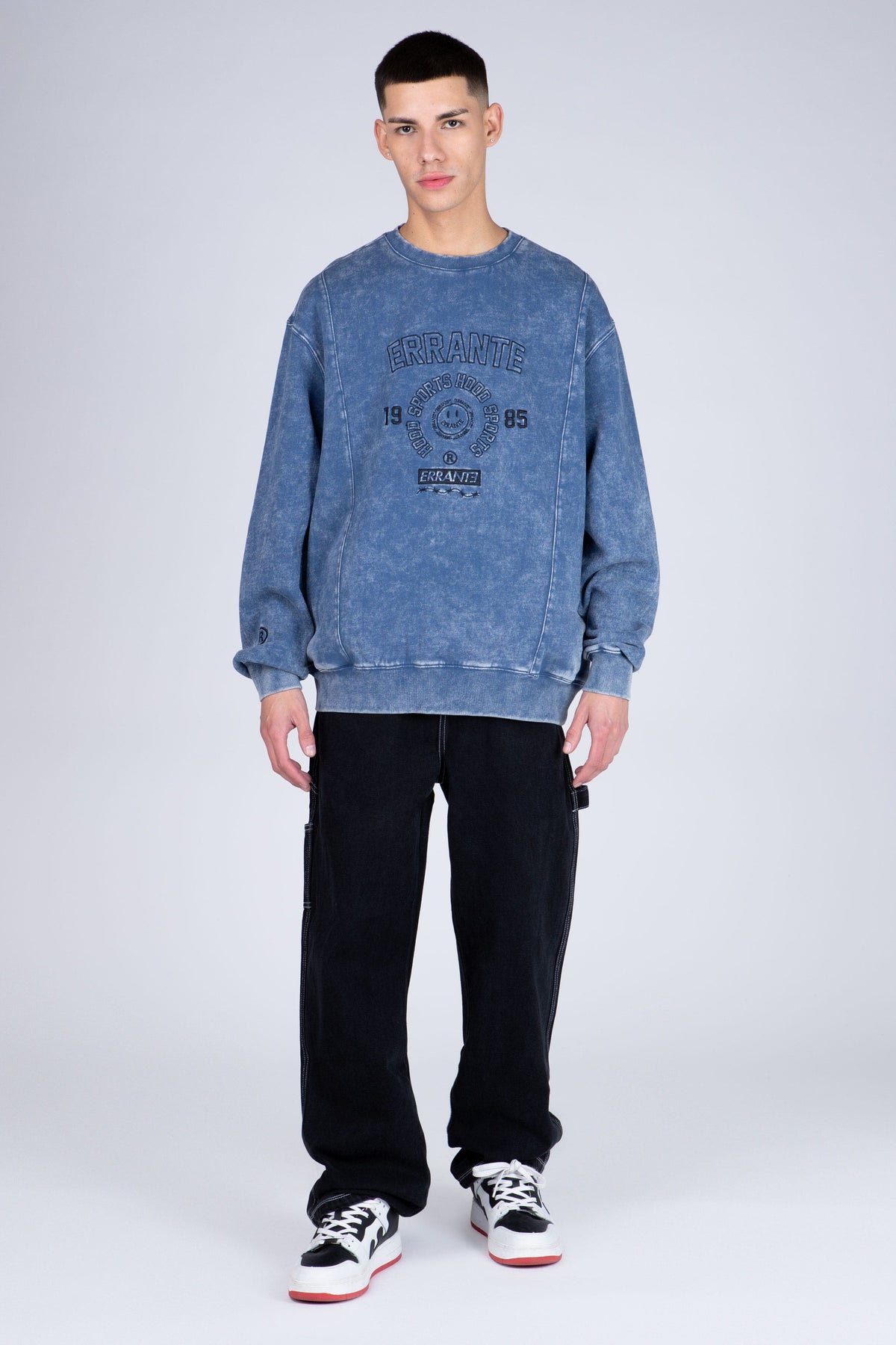 Poleron Crew Neck Eventually Azul ERRANTE