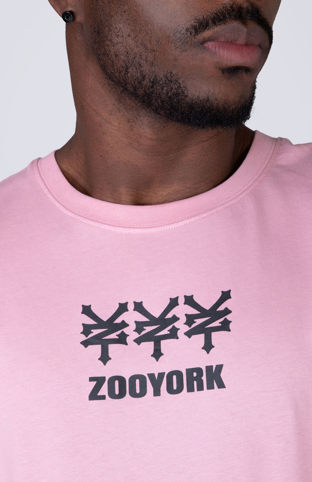 Polera Manga Corta Trilogy Rosado Zoo York