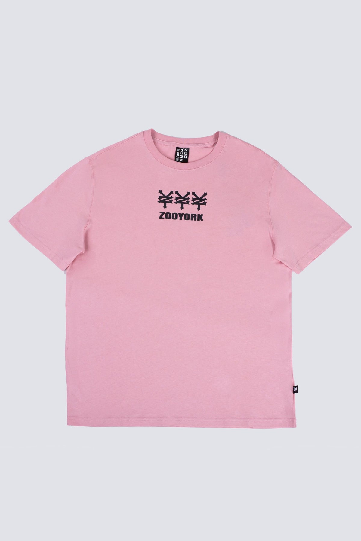 Polera Manga Corta Trilogy Rosado Zoo York