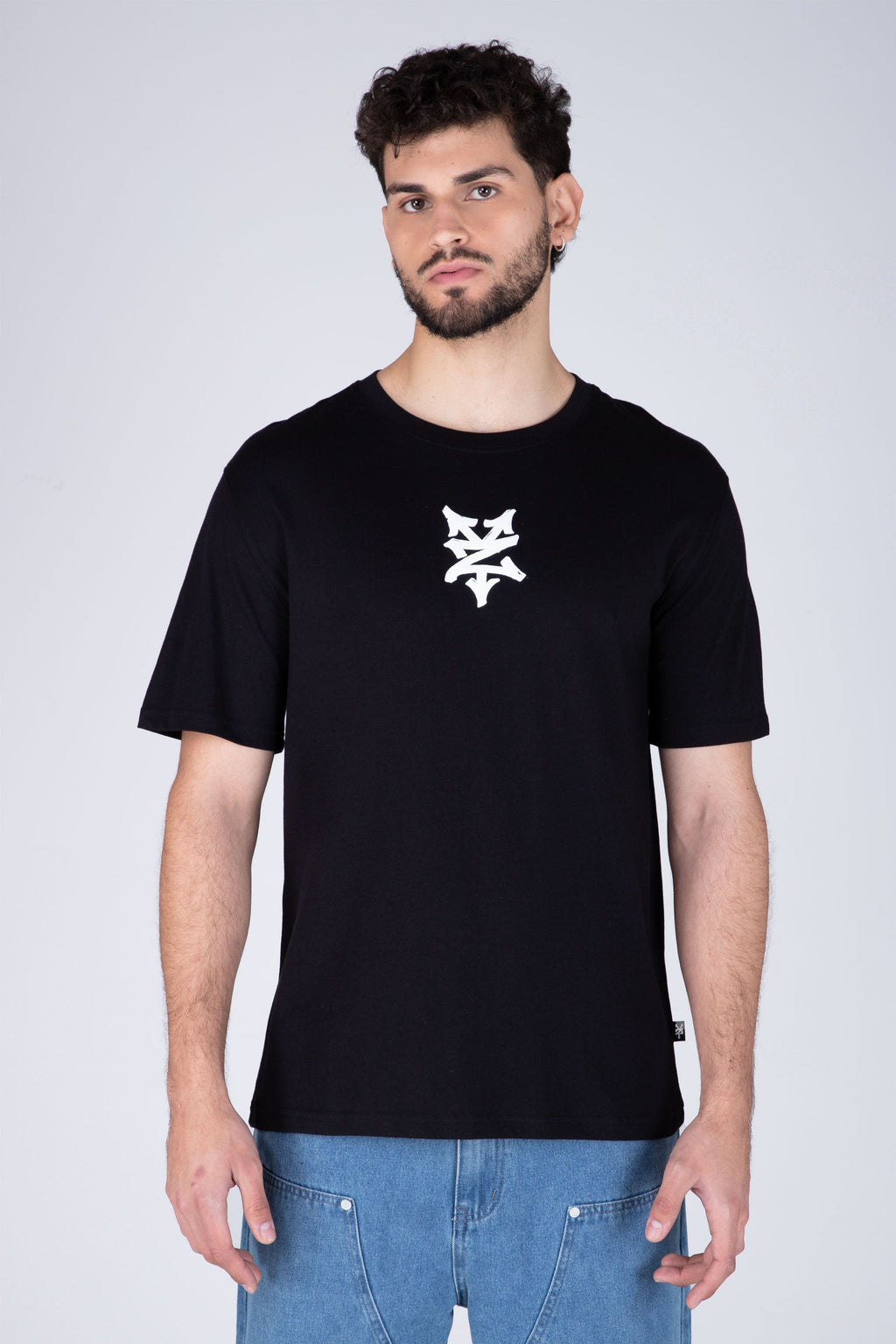 Polera Manga Corta Core Negro Zoo York