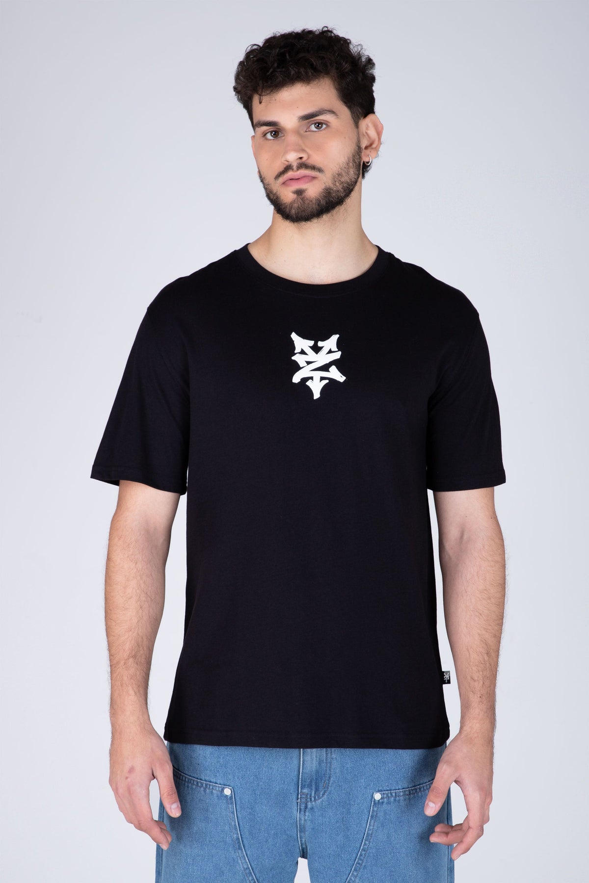 Polera Manga Corta Core Negro Zoo York