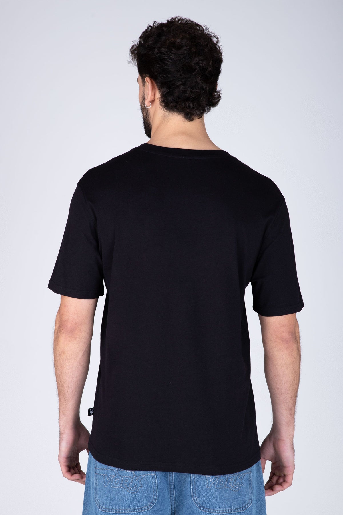Polera Manga Corta Core Negro Zoo York
