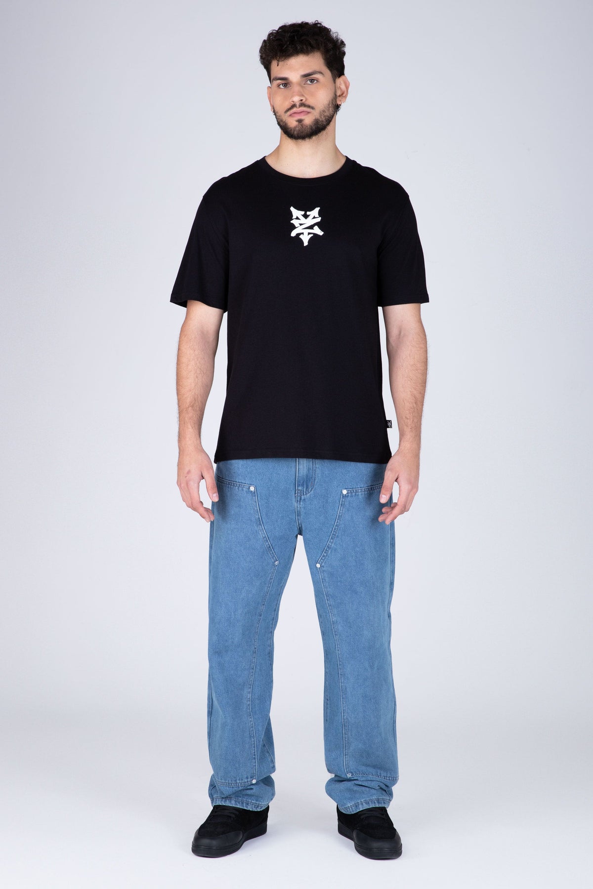 Polera Manga Corta Core Negro Zoo York